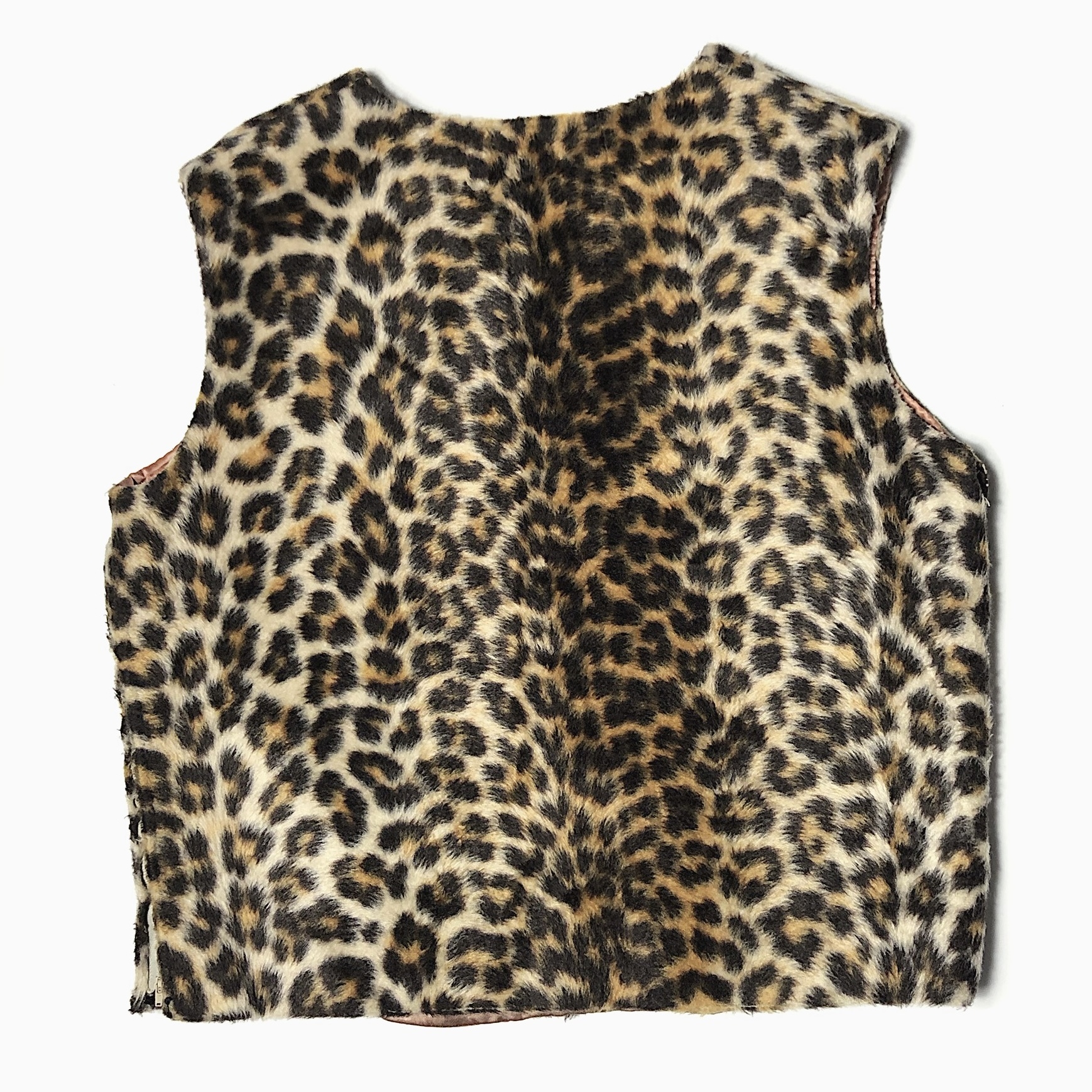 Vintage 50〜60's Leopard Fur Vest の画像 2