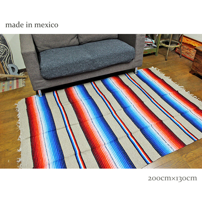 メキシカンラグ メキシコ製 Native Mexican Rug made in mexico ネイティブ柄 ブランケット キャンプ