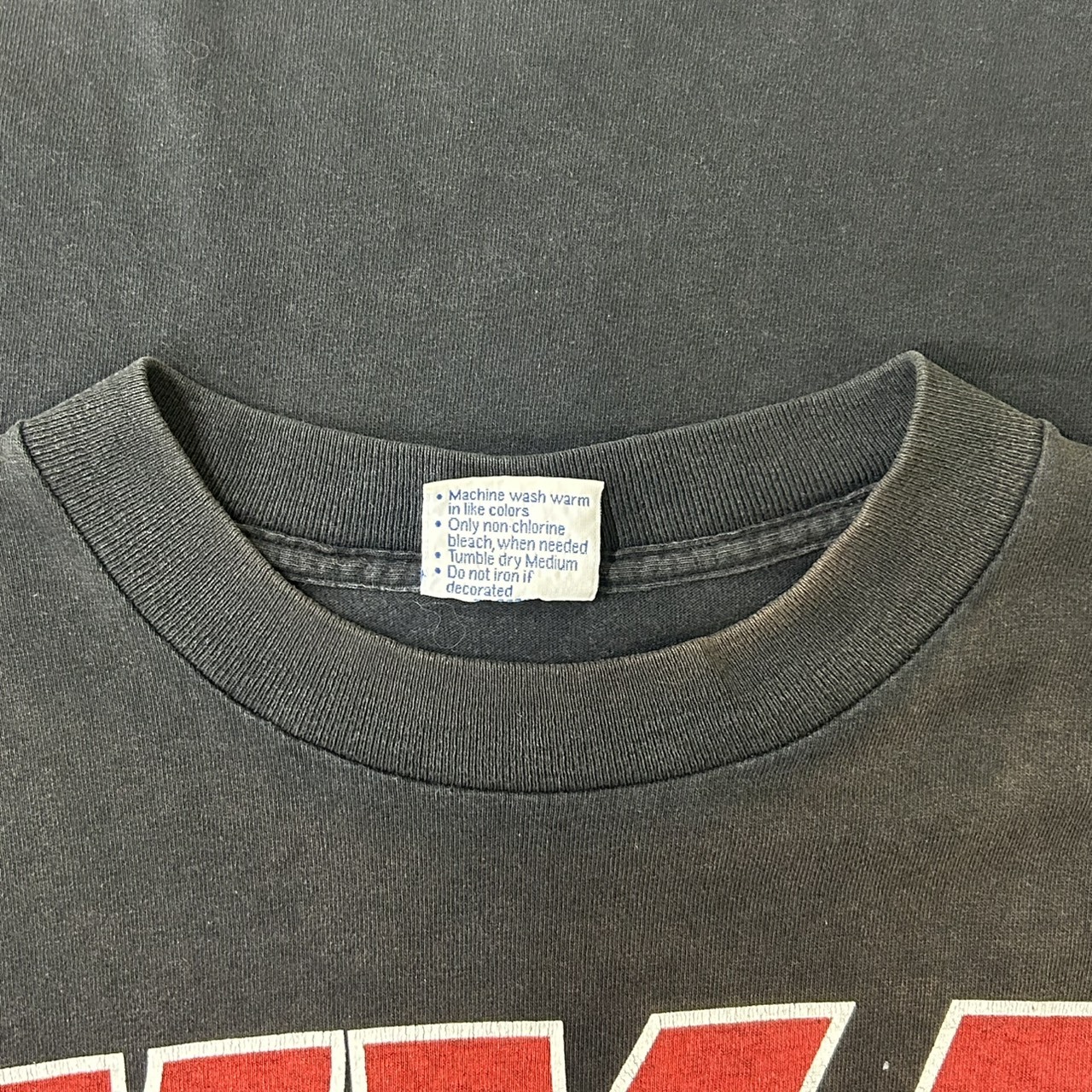90s KISS “Alive / Worldwide ’96-’97” ツアー Tシャツ バンドT ロック ブラック L の画像 6