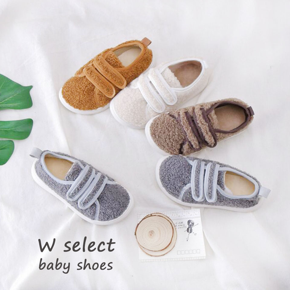 ボアスニーカー キッズ 14センチ 靴 子供靴 予約 Wselect