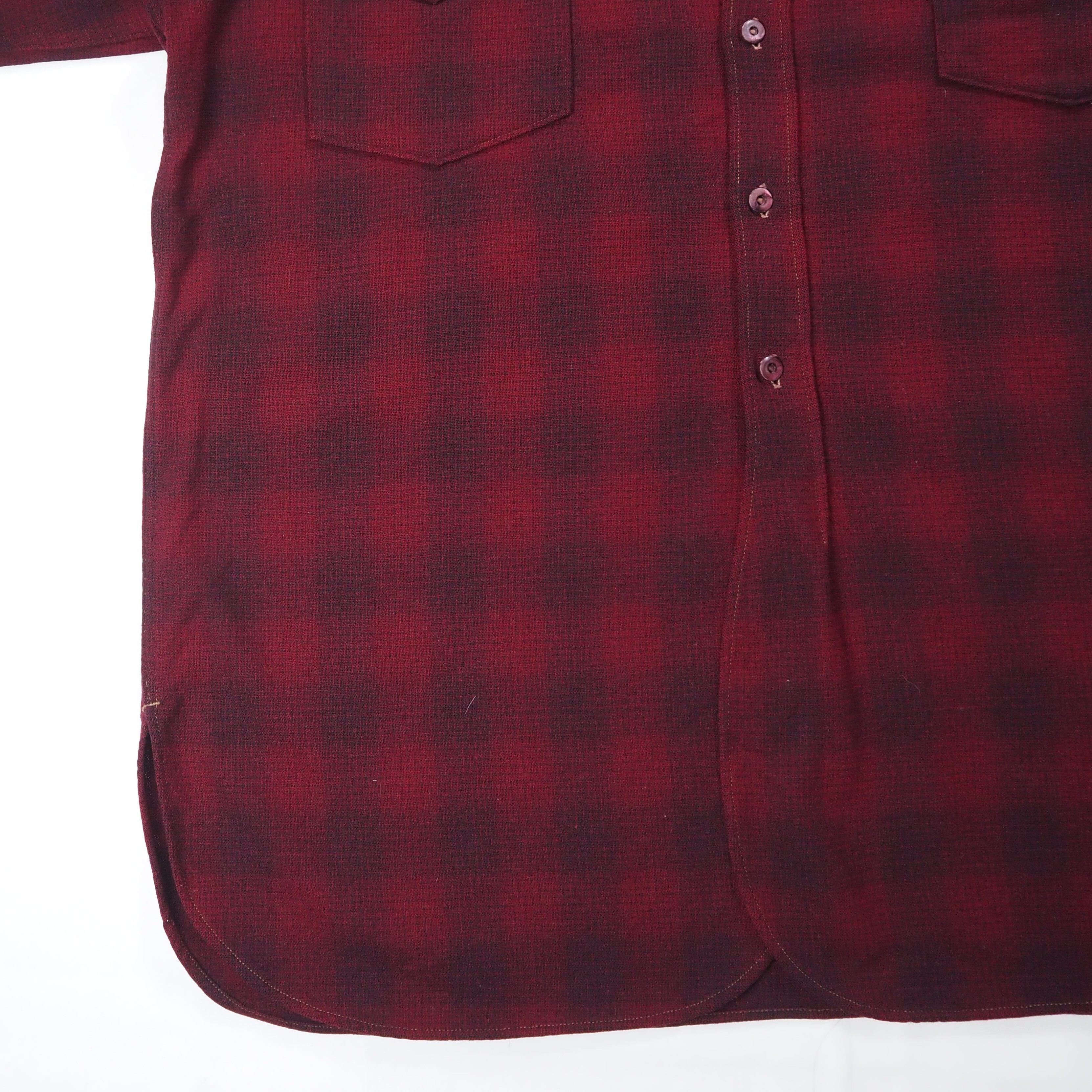 【9/23 20:00入荷】40's〜 Pendleton ウールシャツ シャドーチェック の画像 7