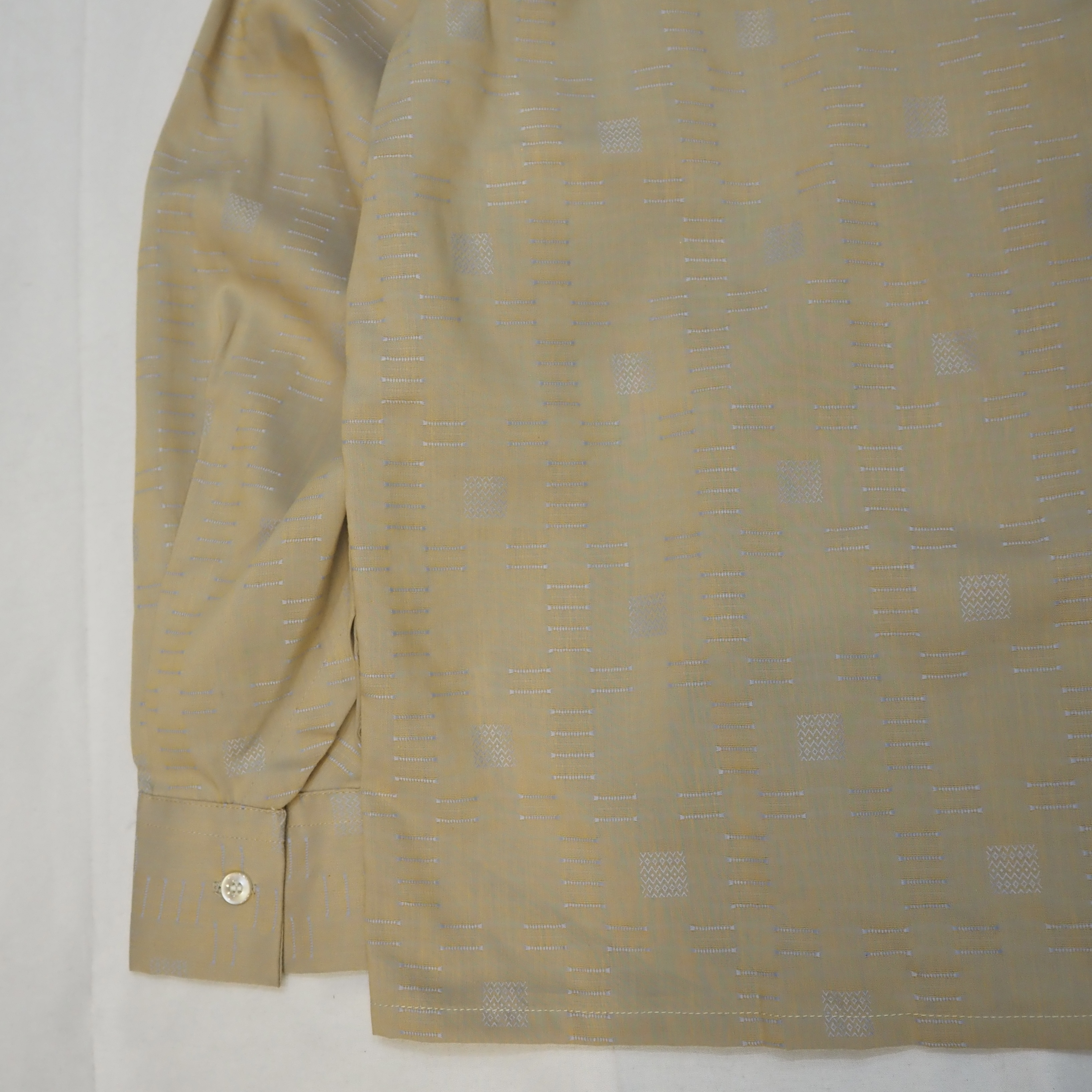 50’s Cotton Button Up Shirt Size L の画像 13