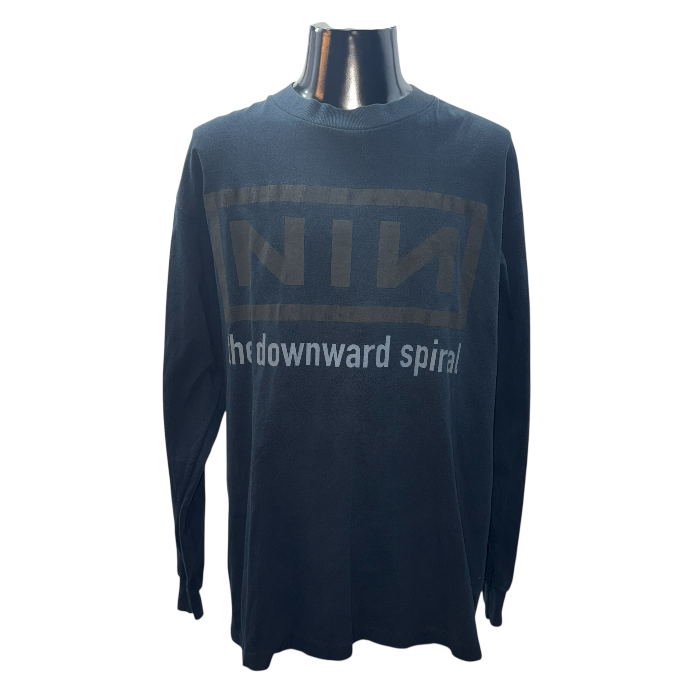 【NINE INCH NAILS】ナイン・インチ・ネイルズ 1994 “The Downward Spiral” ロングT All Spoetタグ