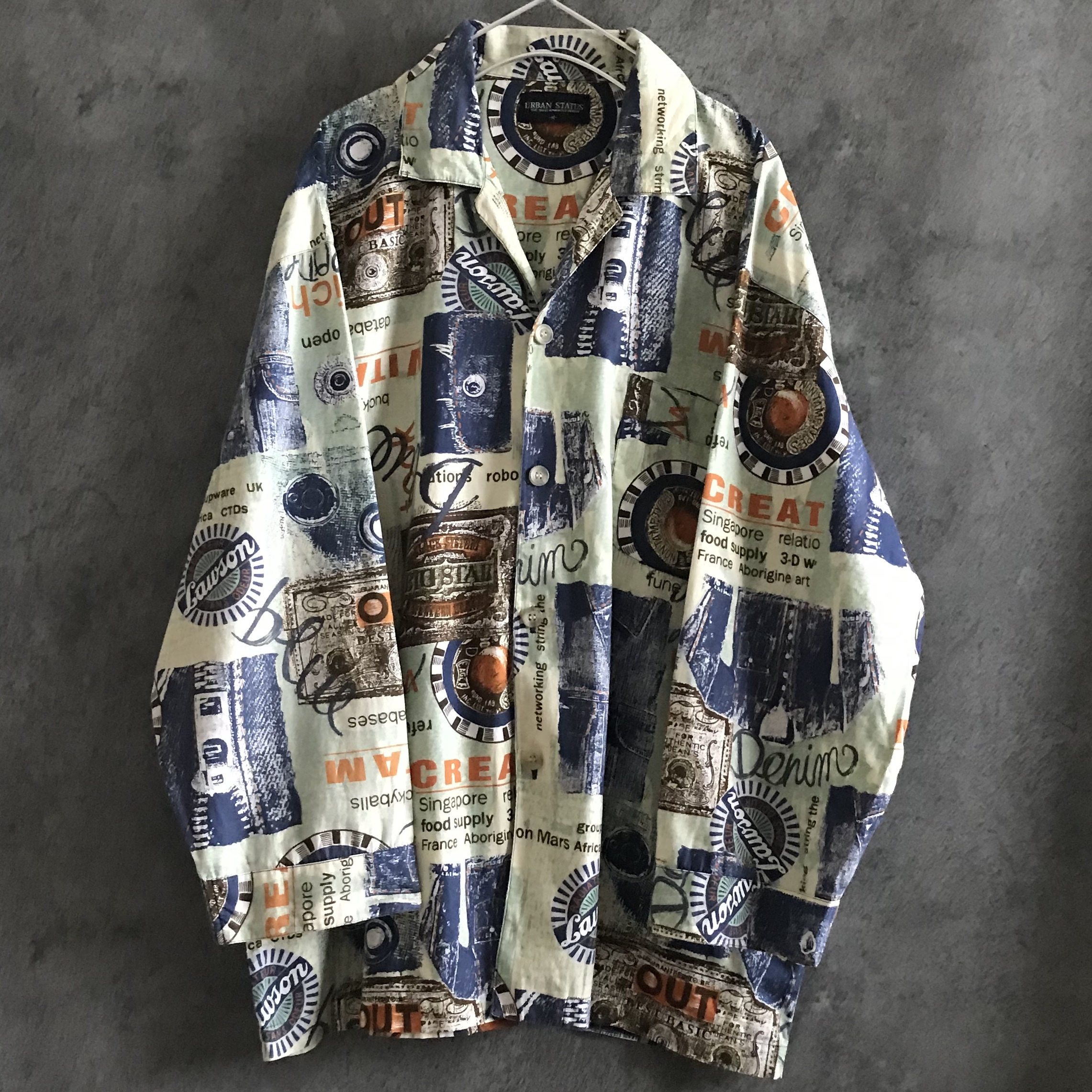 古着シャツ 古着 シャツ レトロ アメリカン ペインティング 開襟 柄シャツ コットン 総柄 アート メンズ 半袖 古着屋antenna アンテナ 海外でセレクトした個性的な古着専門の通販店です 古着シャツ 古着 シャツ レトロ アメリカン ペインティング 開襟 柄シャツ コットン 総柄 アート メンズ 半袖 古着屋antenna アンテナ 海外でセレクトした個性的な古着専門の通販店です