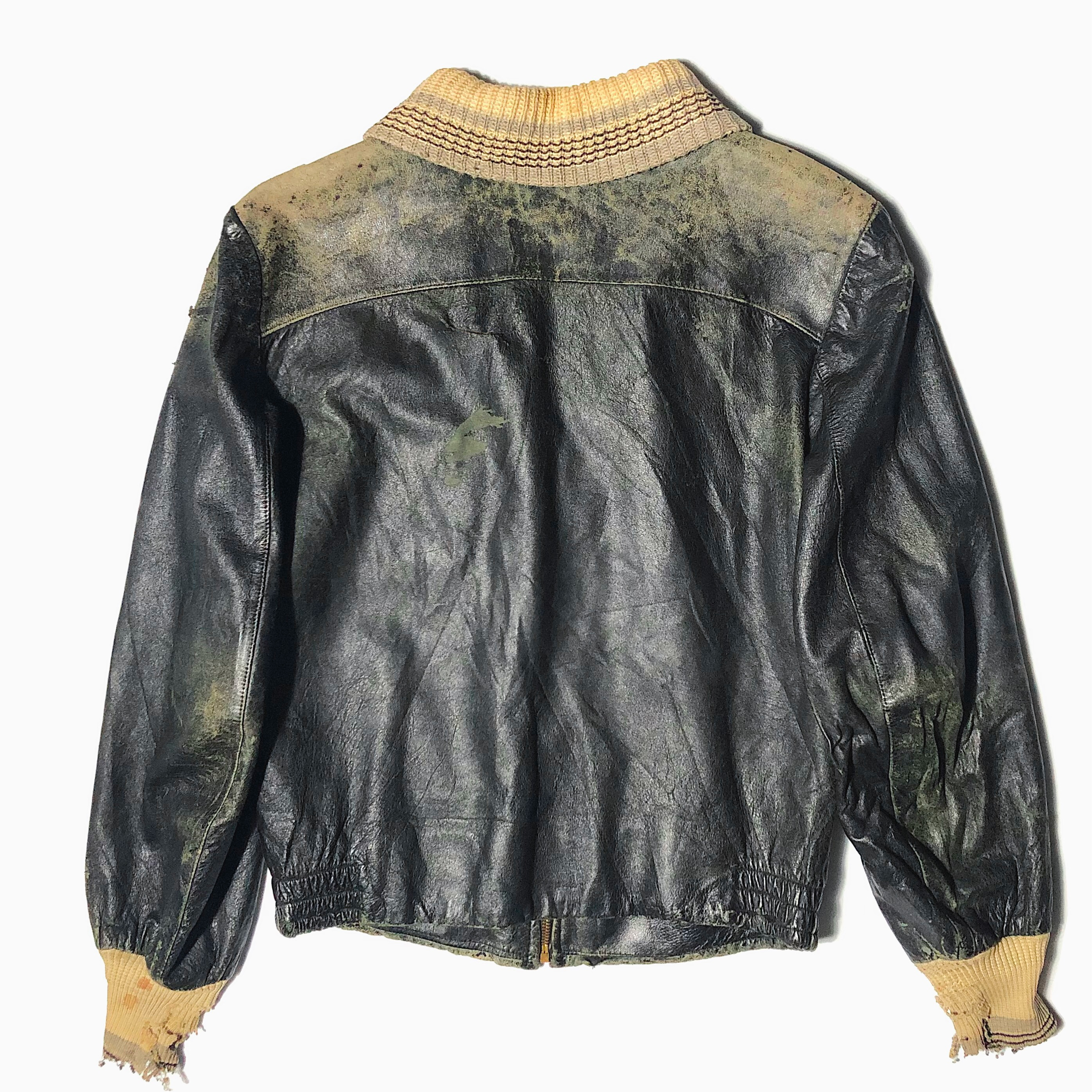 Vintage 40〜50's【Lakeland SPORTWEAR】Grunge Leather Jacket の画像 2