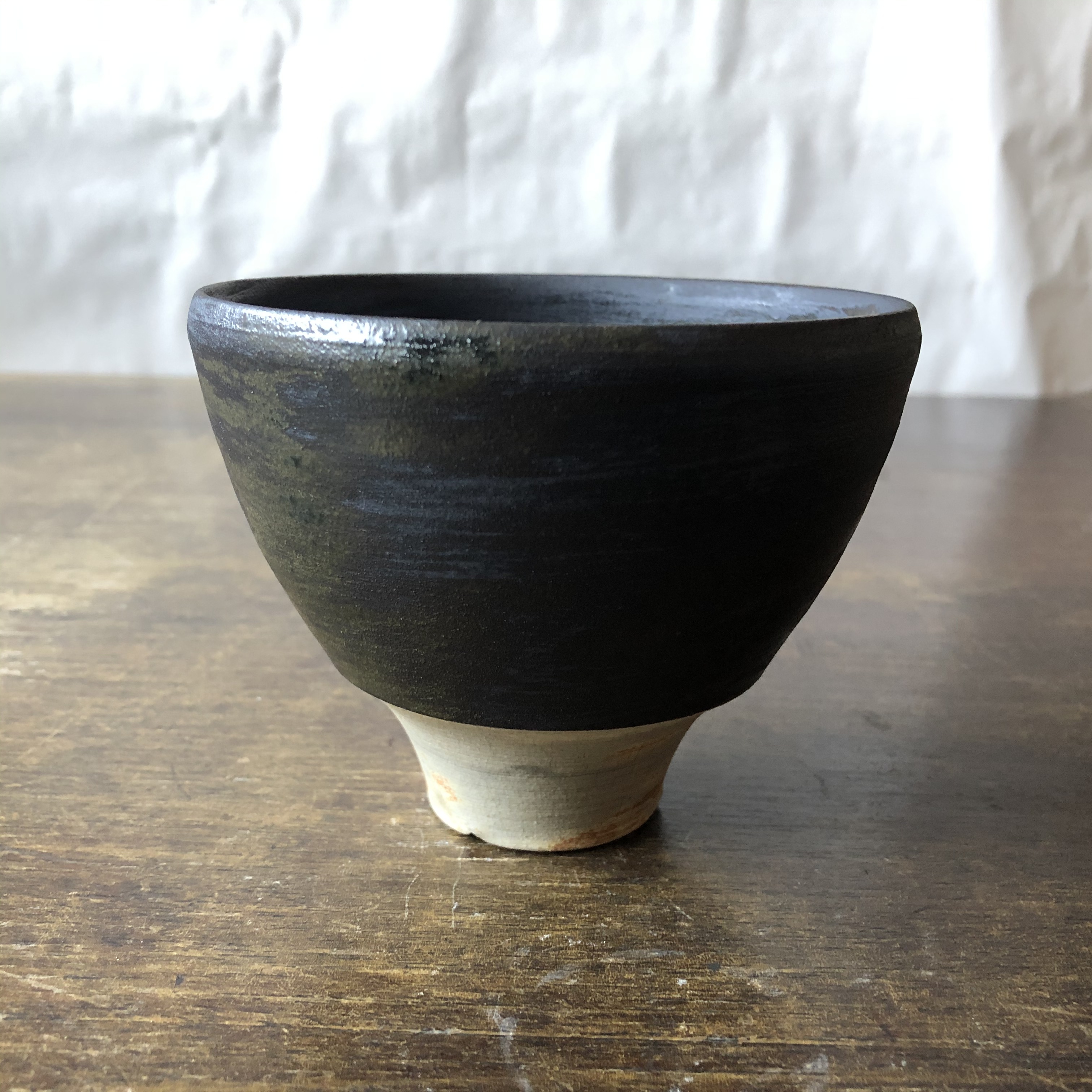 黒化粧鉢 Black White No 4 Antinomy Ceramics