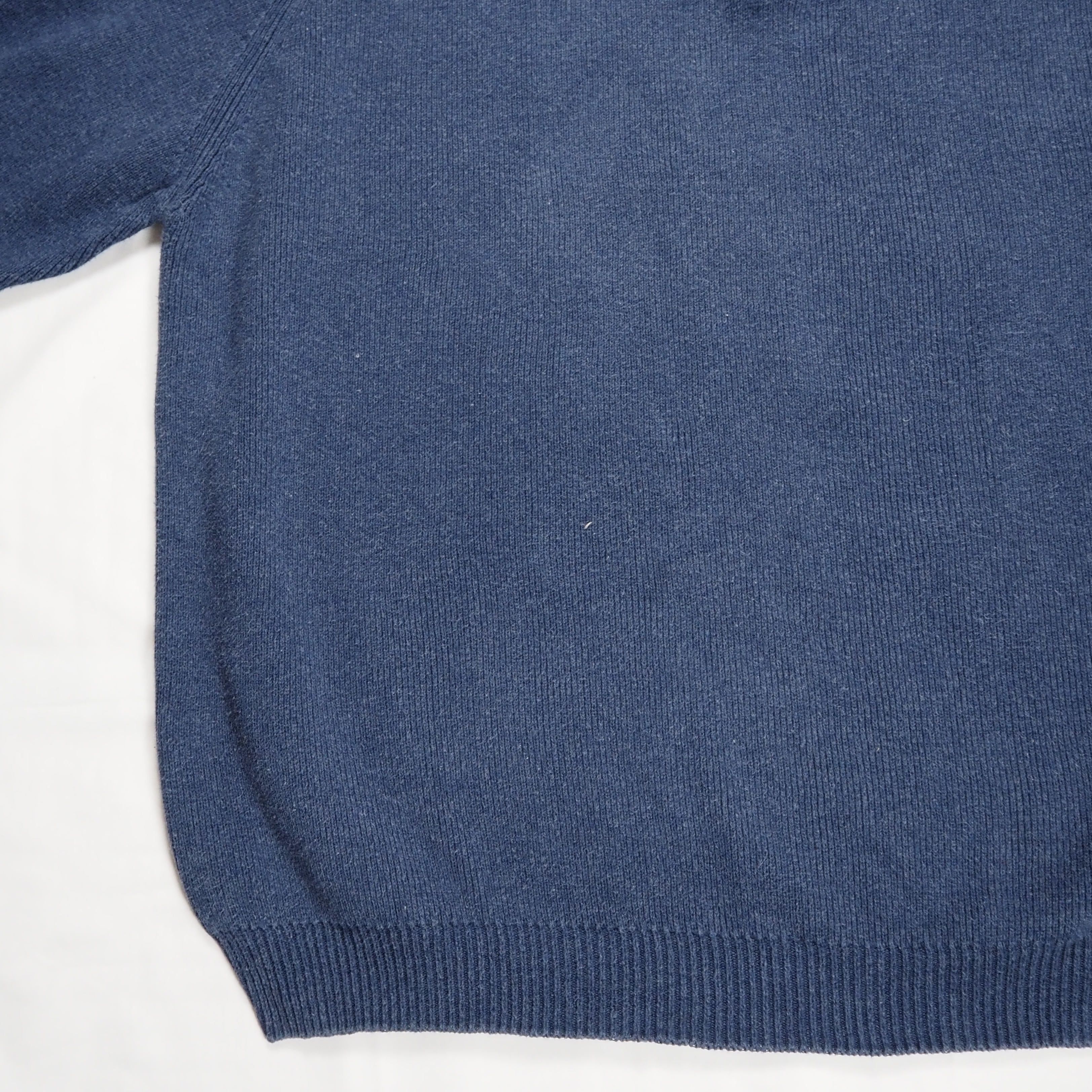 90’s Eddie Bauer コットンニット ハーフジップ Lサイズ の画像 7