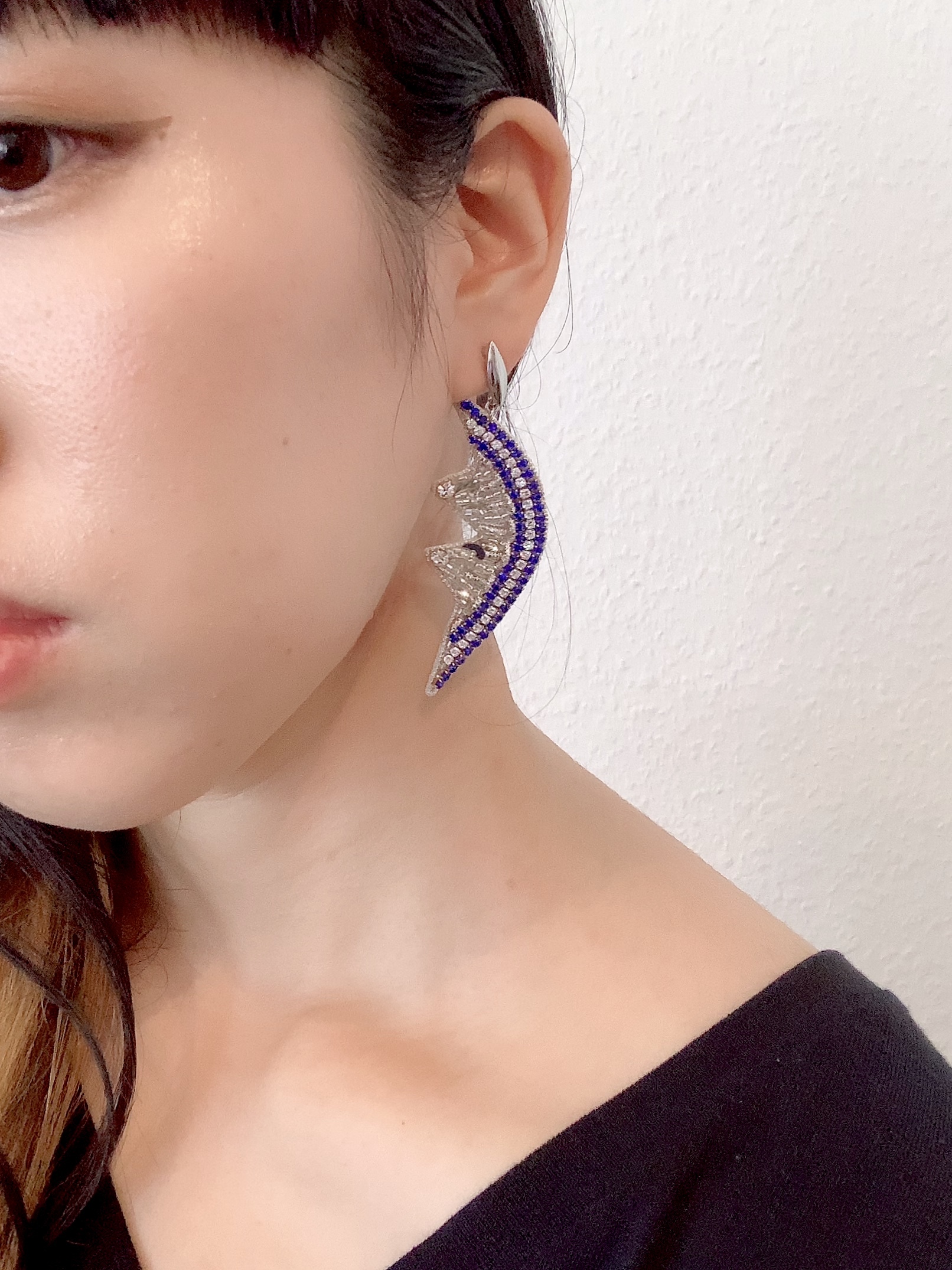 【刺繍ピアス】Piece of debris✴︎ ※イヤリングに変更できます。