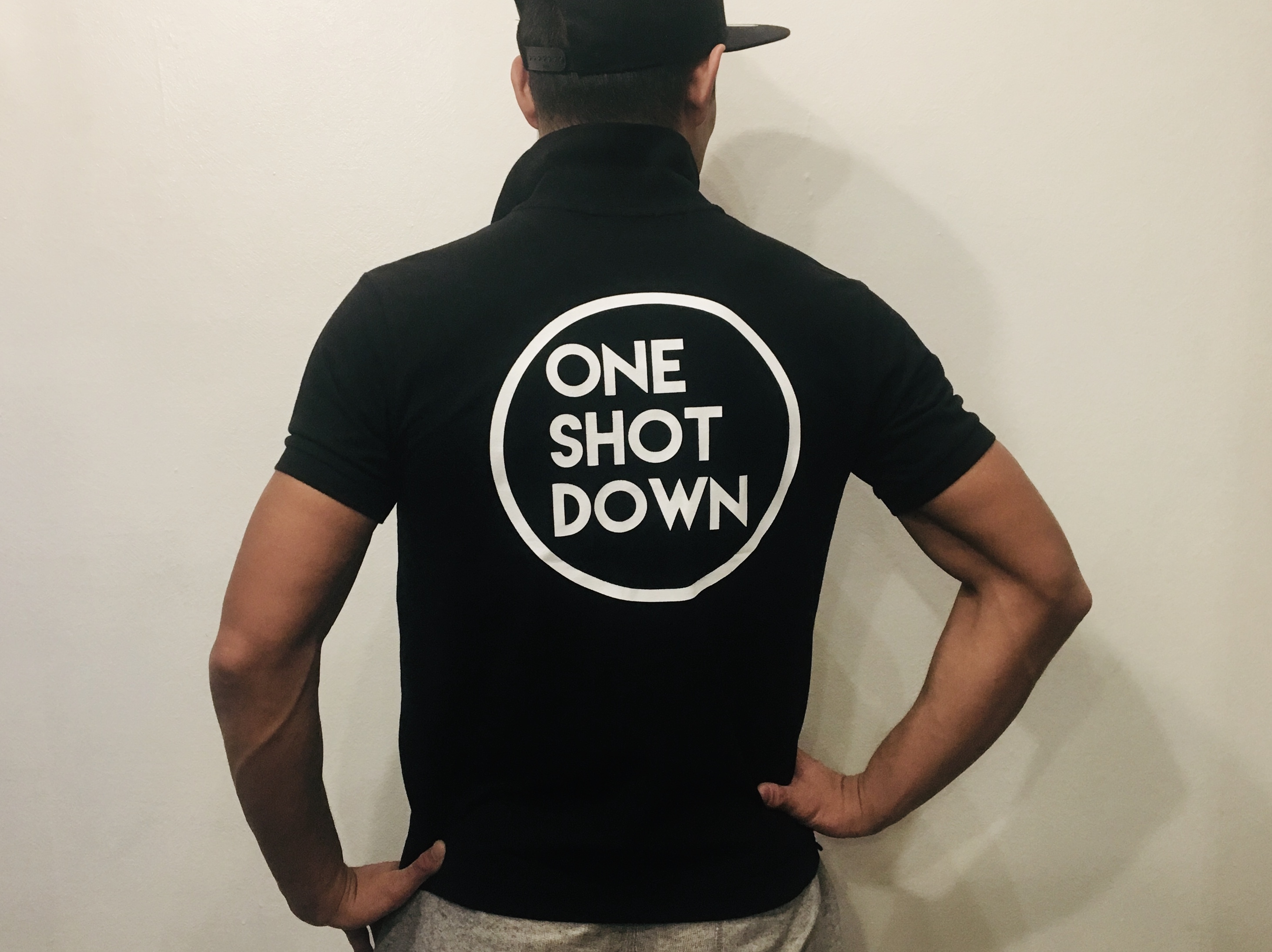 ONESHOTDOWN サークルロゴポロシャツ - 画像3