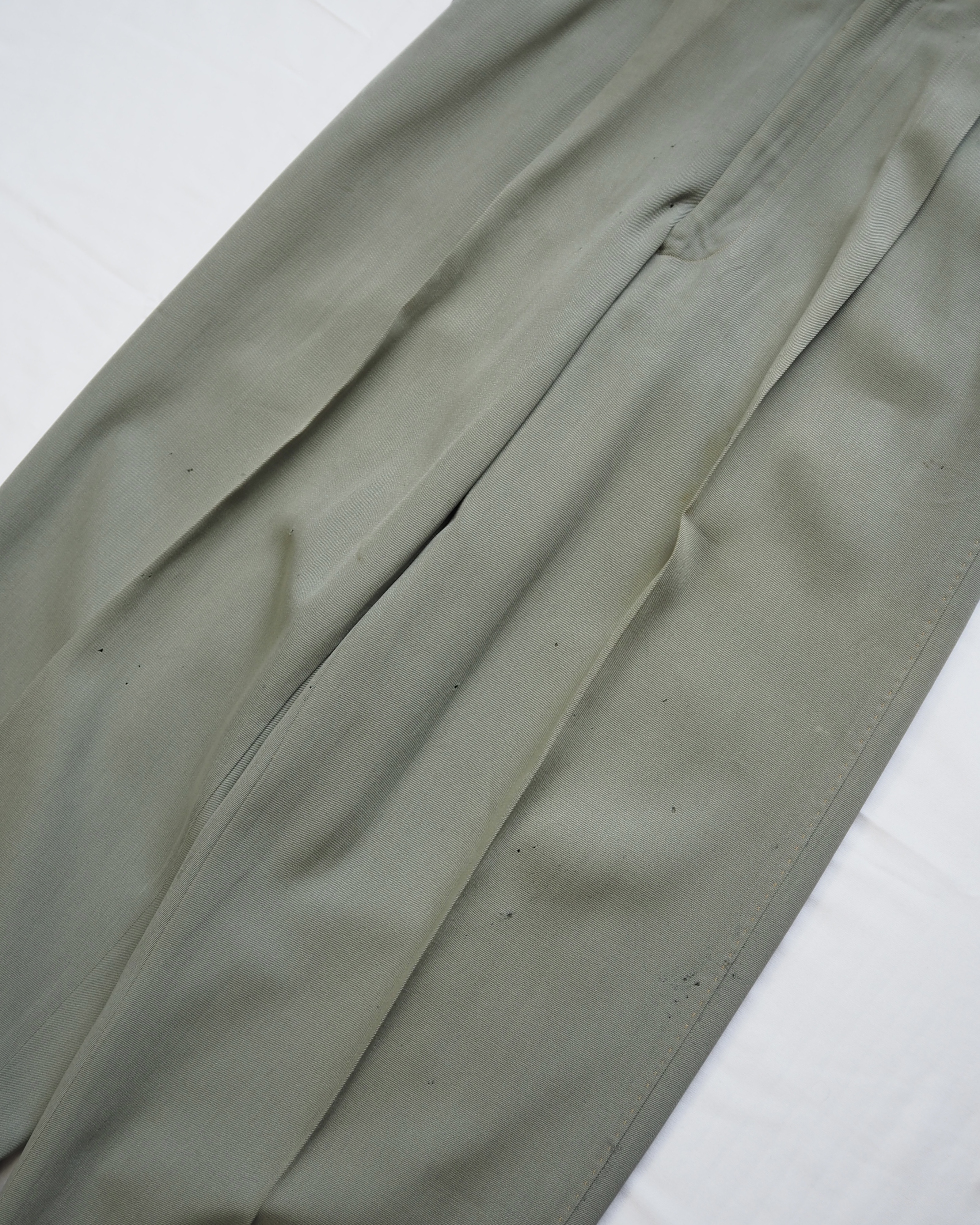 【VCM入荷】50’s ウールスラックス ライトグリーン の画像 7