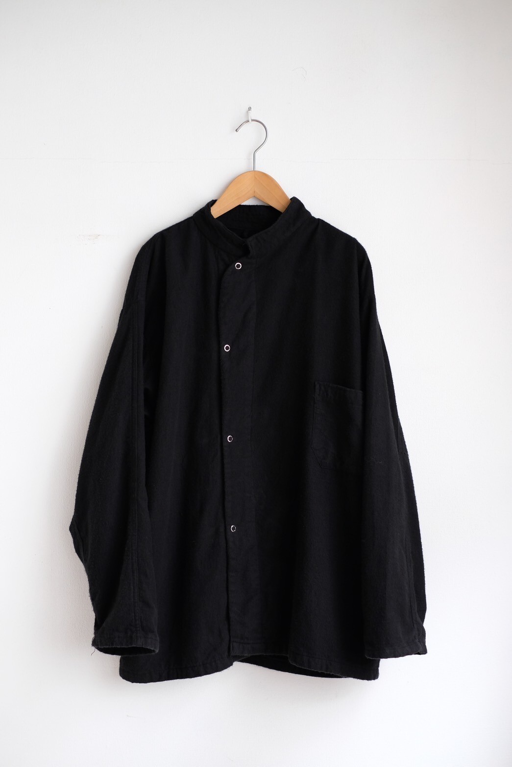 50's over dyed US ARMY pajama flannel shirt の画像 5