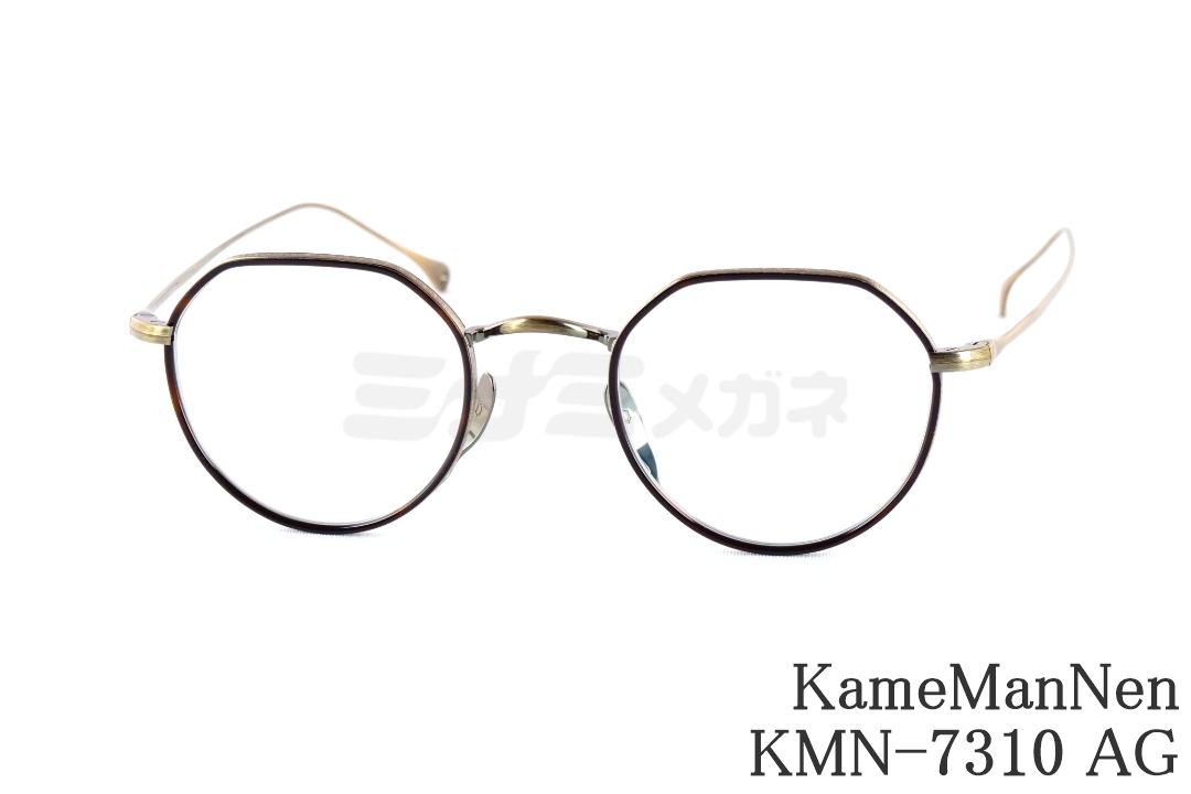 【美品】KameManNen（カメマンネン）ラウンドサングラス KameManNen カメマンネン / KMN 99 CLIP ON / TS シルバー