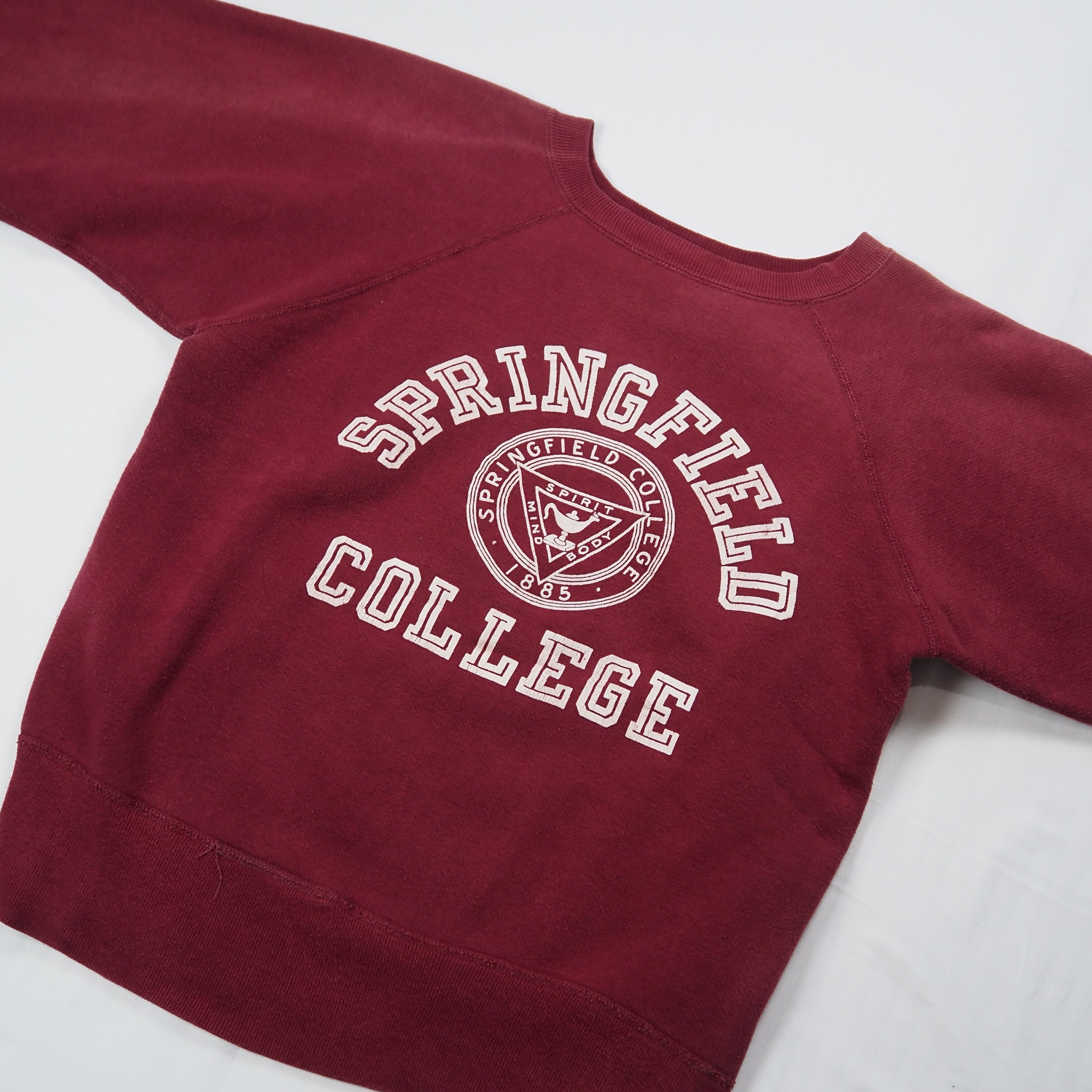 【9/23 20:00入荷】60's Champion ランタグ カレッジスウェット ワインレッド の画像 7