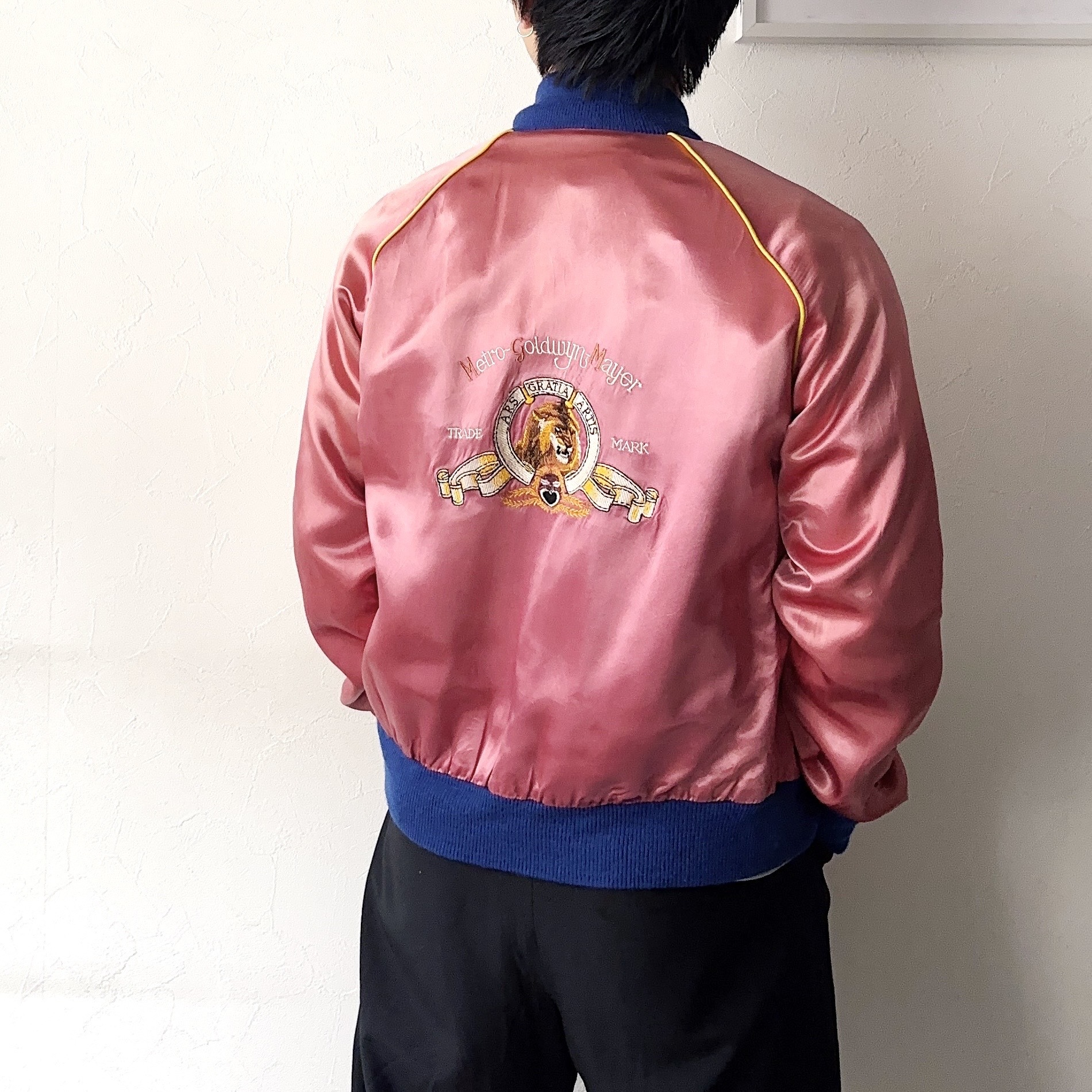 Vintage 70〜80's【IMAGE DOCTOR】"Metro-Goldwyn-Mayer" Satin Jacket の画像 4