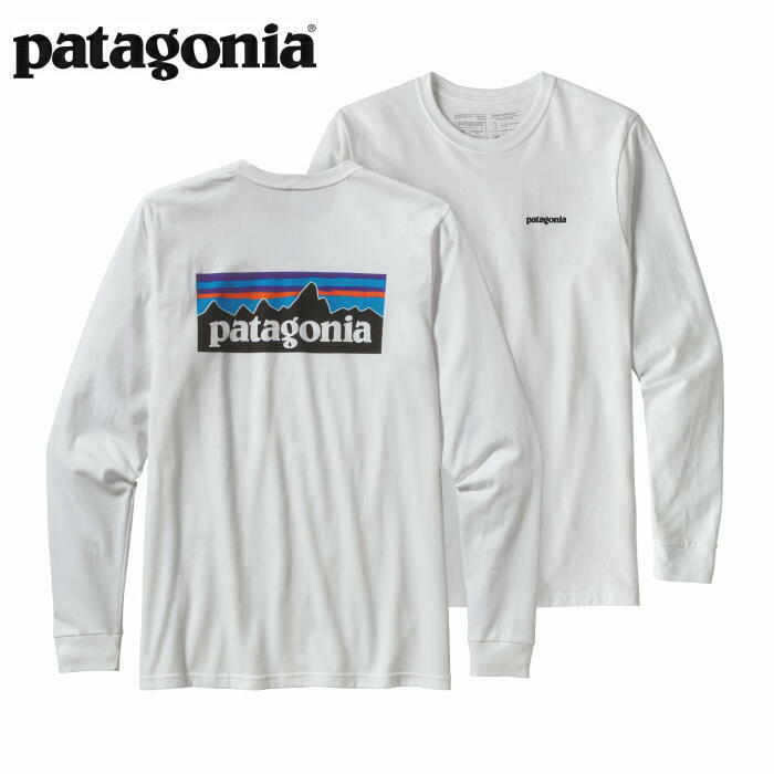 パタゴニア Patagonia Tシャツ 長袖 ロンt メンズ ロングスリーブ P 6ロゴ レスポンシビリティー White 正規取扱店 Bees High