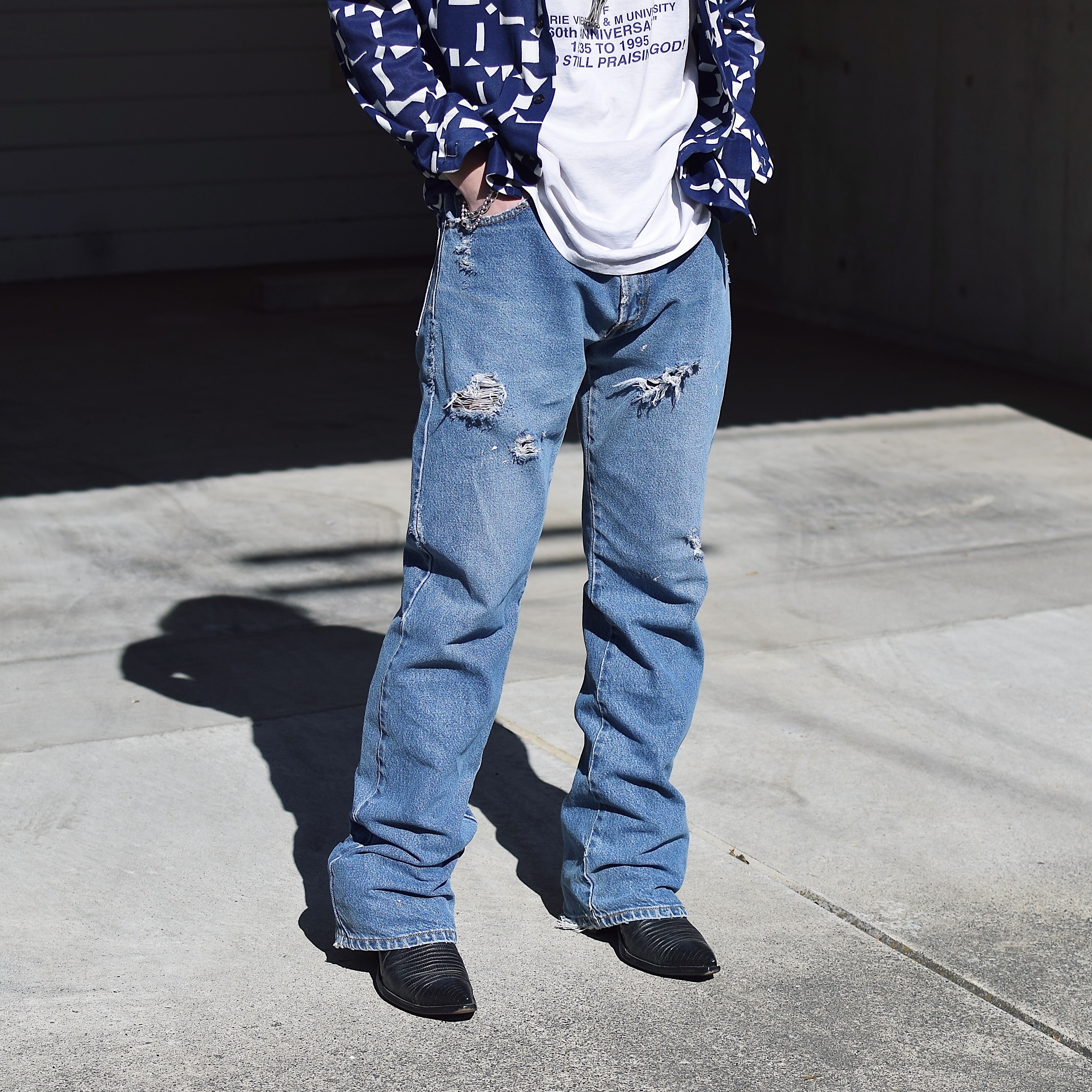 Vintage【Levi's】517 Grunge Denim Pants の画像 3