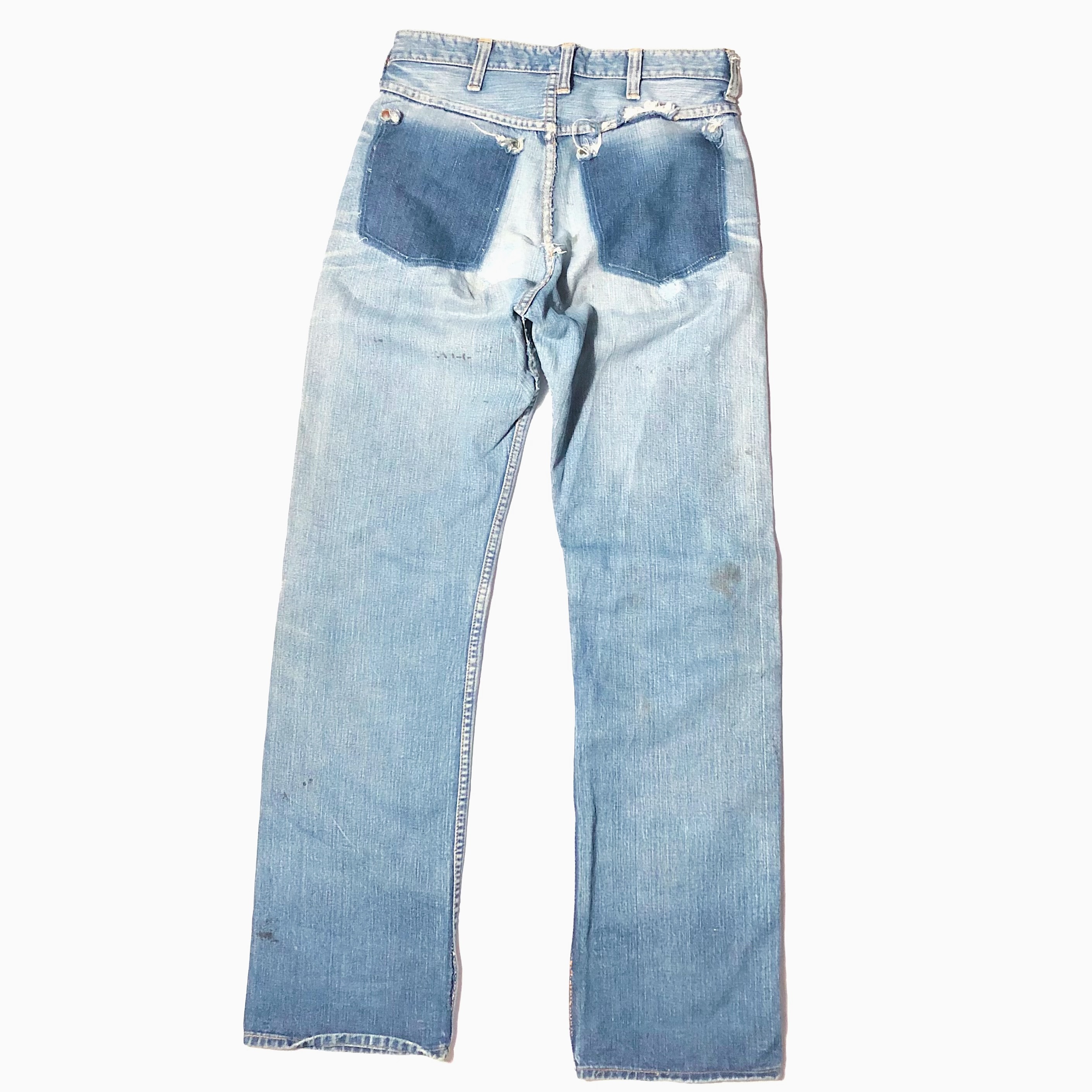 Vintage 50's【Wrangler】11MWZ Grunge Denim Pants の画像 2
