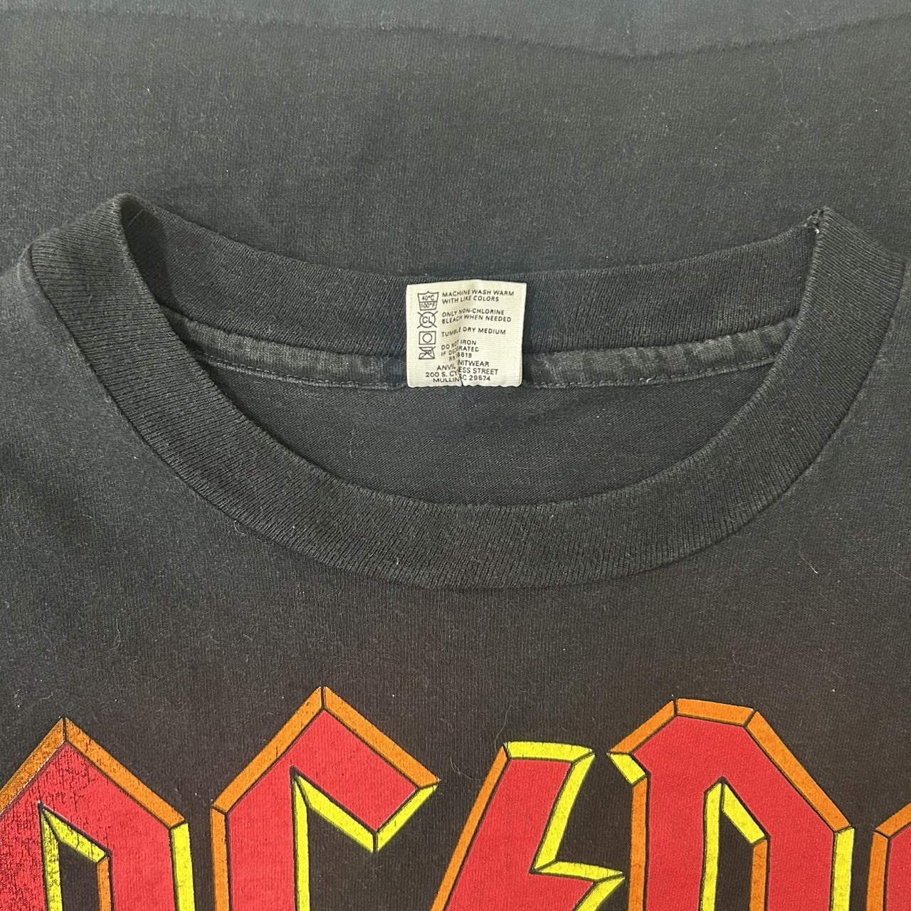 90s AC/DC “Ballbreaker” World Tour 1996 ロングスリーブ Tシャツ バンドT ブラック XL の画像 7
