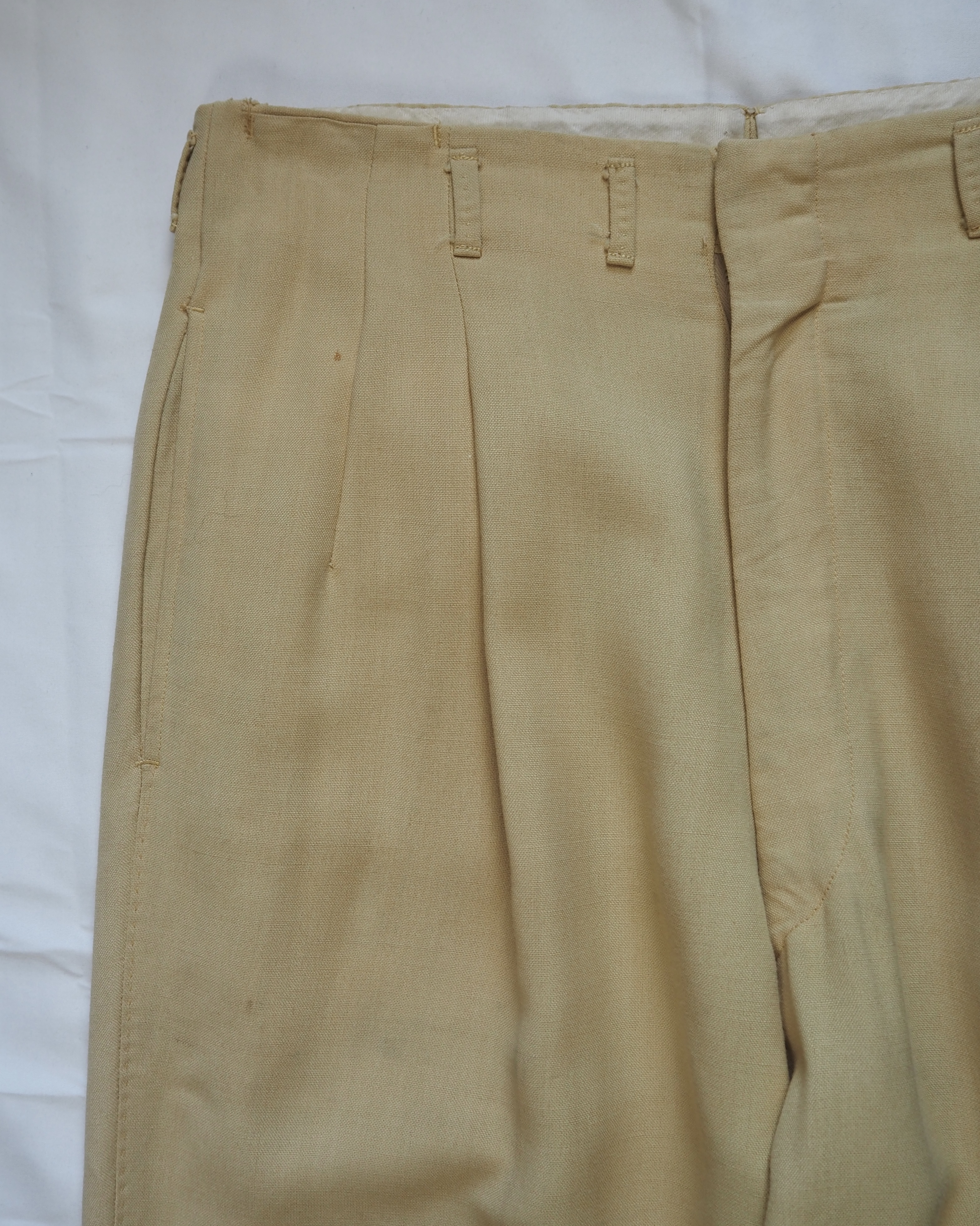 【VCM入荷】50’s ウールスラックス イエロー の画像 3