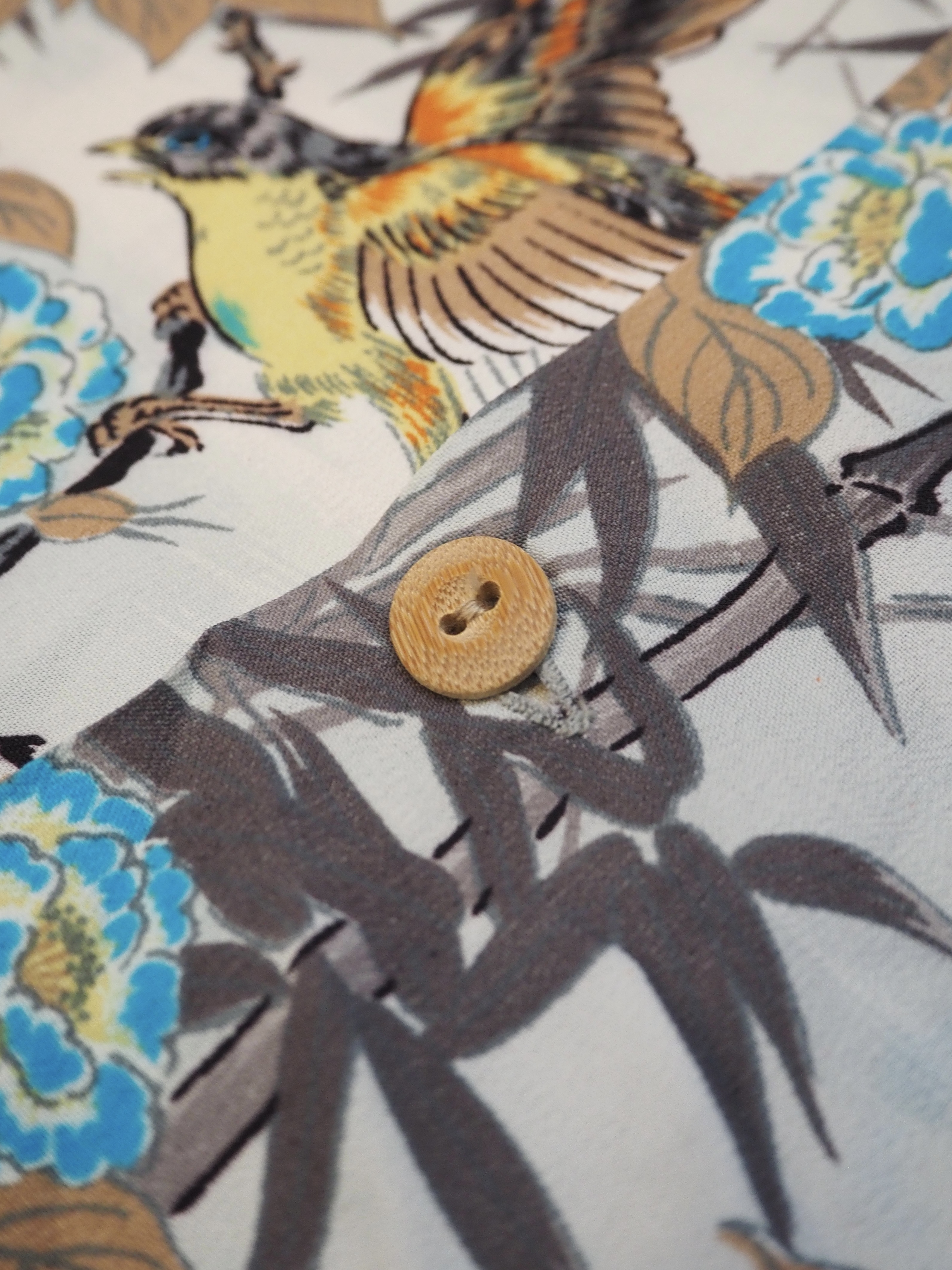 50’s Rayon Hawaiian Shirt 和柄 の画像 3
