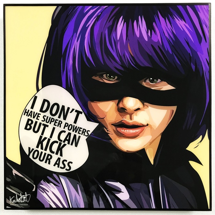 Kick Ass Hit Girl キックアス ヒットガール ポップアートパネル Keetatat Sitthiket ポップアートフレーム ボード グラフィック 絵画 壁立て 壁掛けインテリア 額 ポスター プレゼント ギフト インスタ 映画 アニメ Marvel マーベル キータタットシティケット Kick Ass Hit Girl キックアス ヒットガール ポップアートパネル Keetatat Sitthiket ポップアートフレーム ボード グラフィック 絵画 壁立て 壁掛けインテリア 額 ポスター プレゼント ギフト インスタ 映画 アニメ Marvel マーベル キータタットシティケット