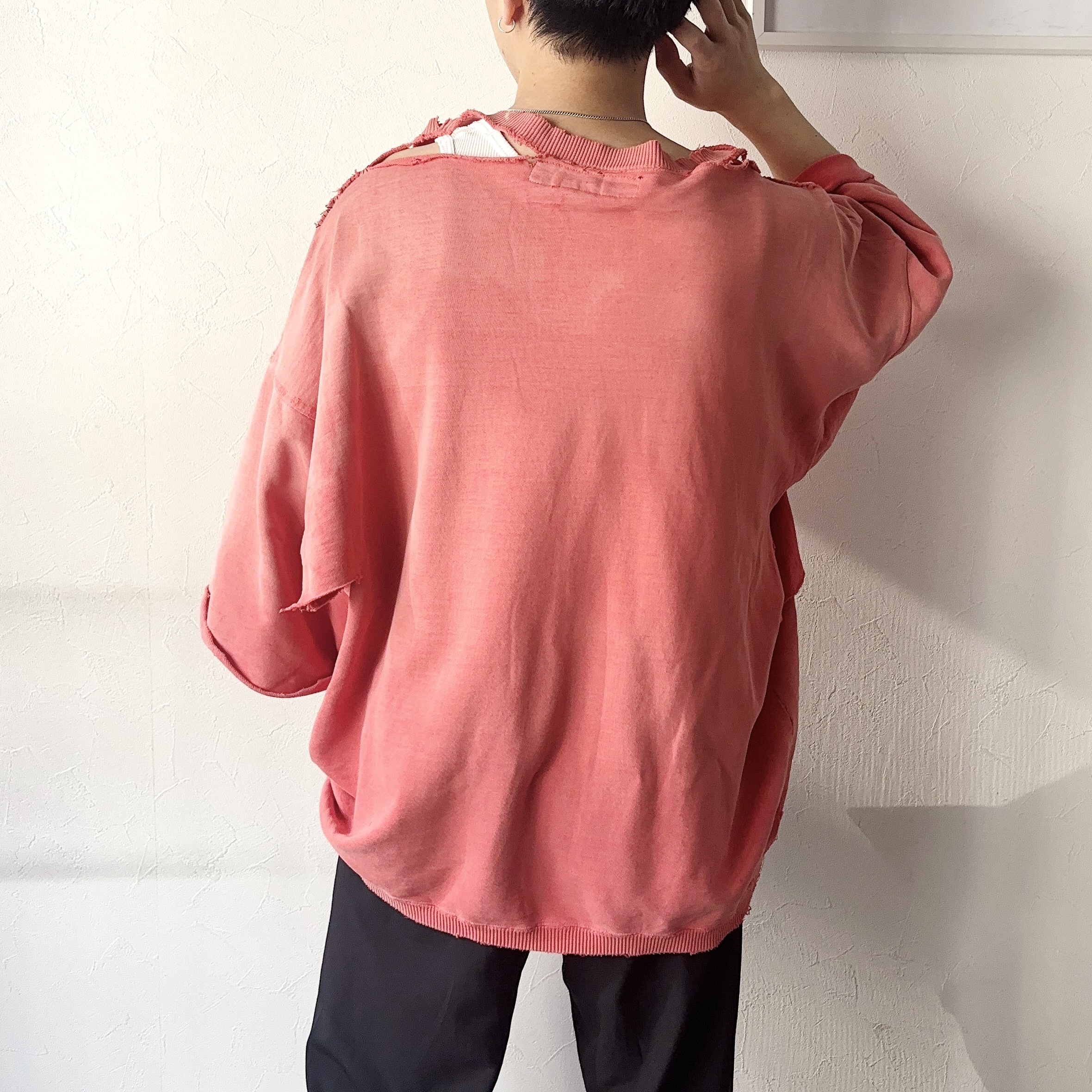 Vintage 90's【b.u.m.equipment】"B.U.M" Grunge Sweat の画像 4
