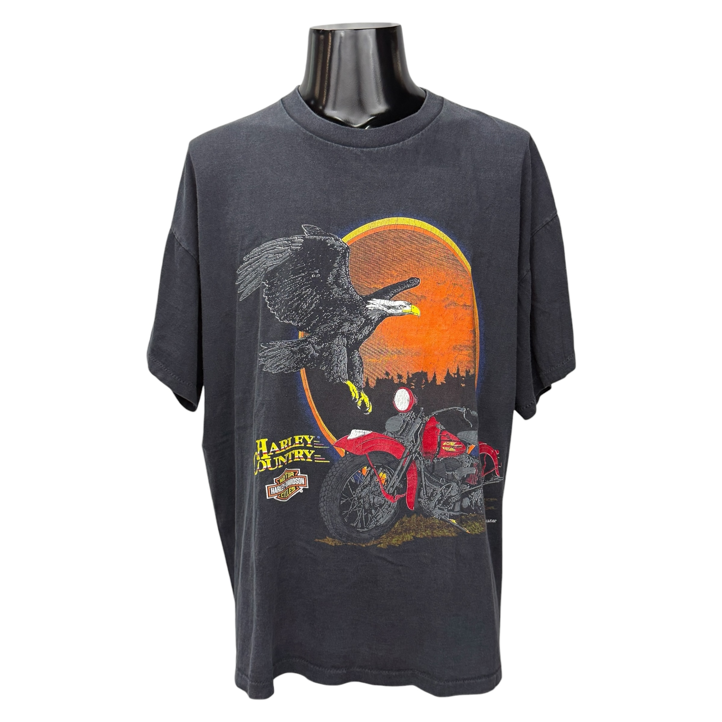【HARLEY-DAVIDSON】ハーレーダビッドソン “HARLEY COUNTRY” 90’s Vintage Tシャツ