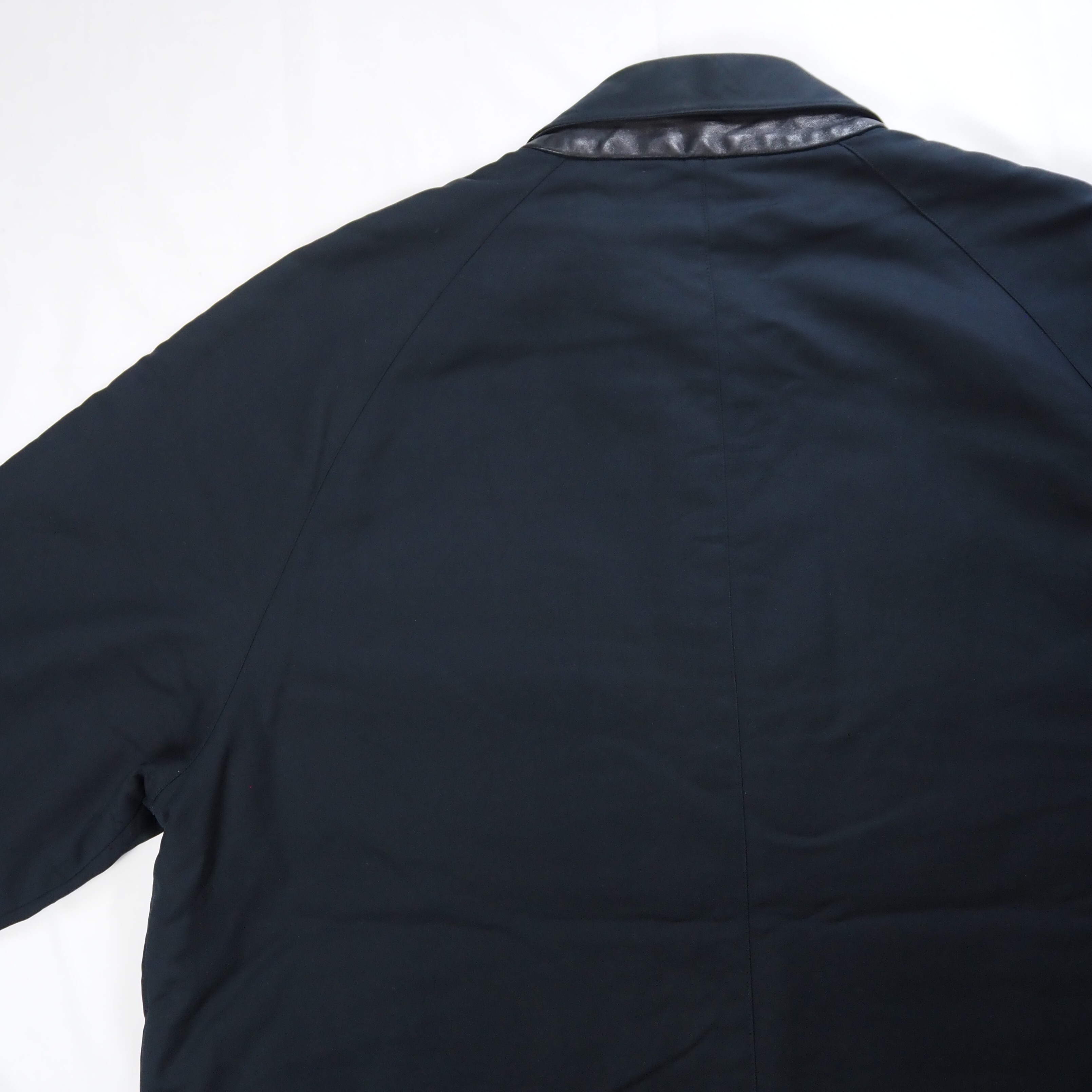 【9/23 20:00入荷】90's Ralph Lauren ハーフコート ブラック の画像 11