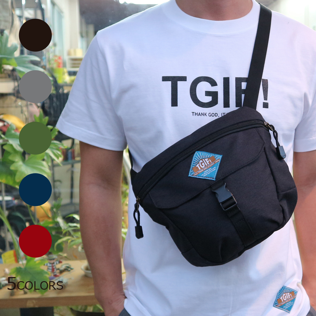 フェスバッグ Tgif はっ水ポリボディショルダー フェスバッグブランド Tgif Thank God It S Fes