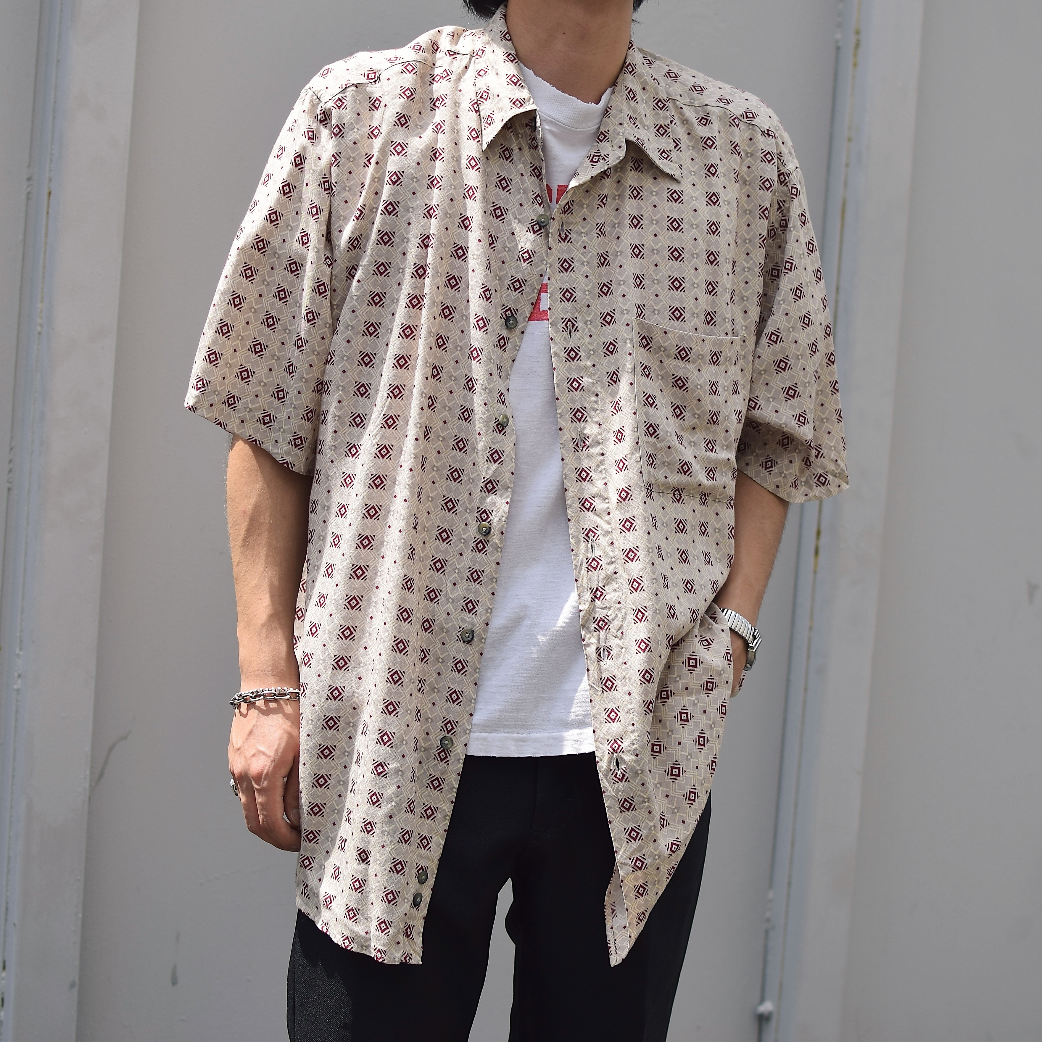 Vintage 80's Short Sleeve Rayon Shirt の画像 3