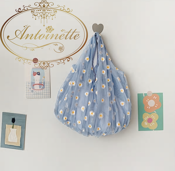 マイバッグ エコバッグ 買い物袋 花柄 可愛い レディース Bag Flower Naturalstyle Antoinette