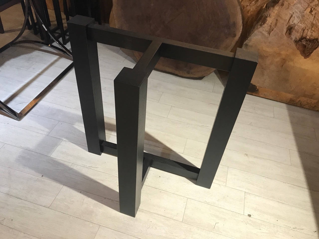 兼用木製脚 ＜千年家具＞ 無垢一枚板テーブル専門店 ｜在庫2000枚以上 ウォールナット・栃・ブビンガ [slab team]