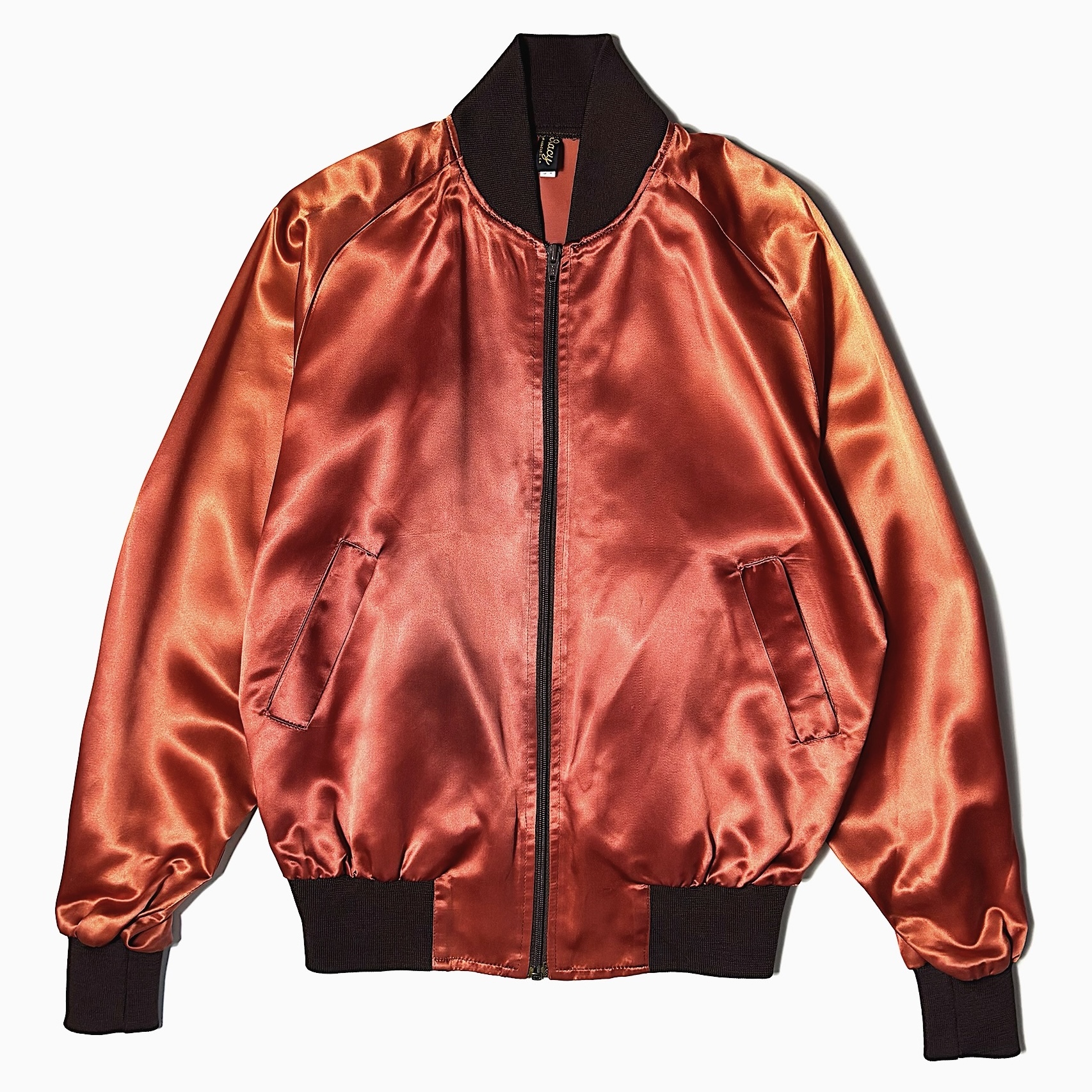 Vintage 70〜80's【Racy】"CowBoy" Satin Jacket の画像 2