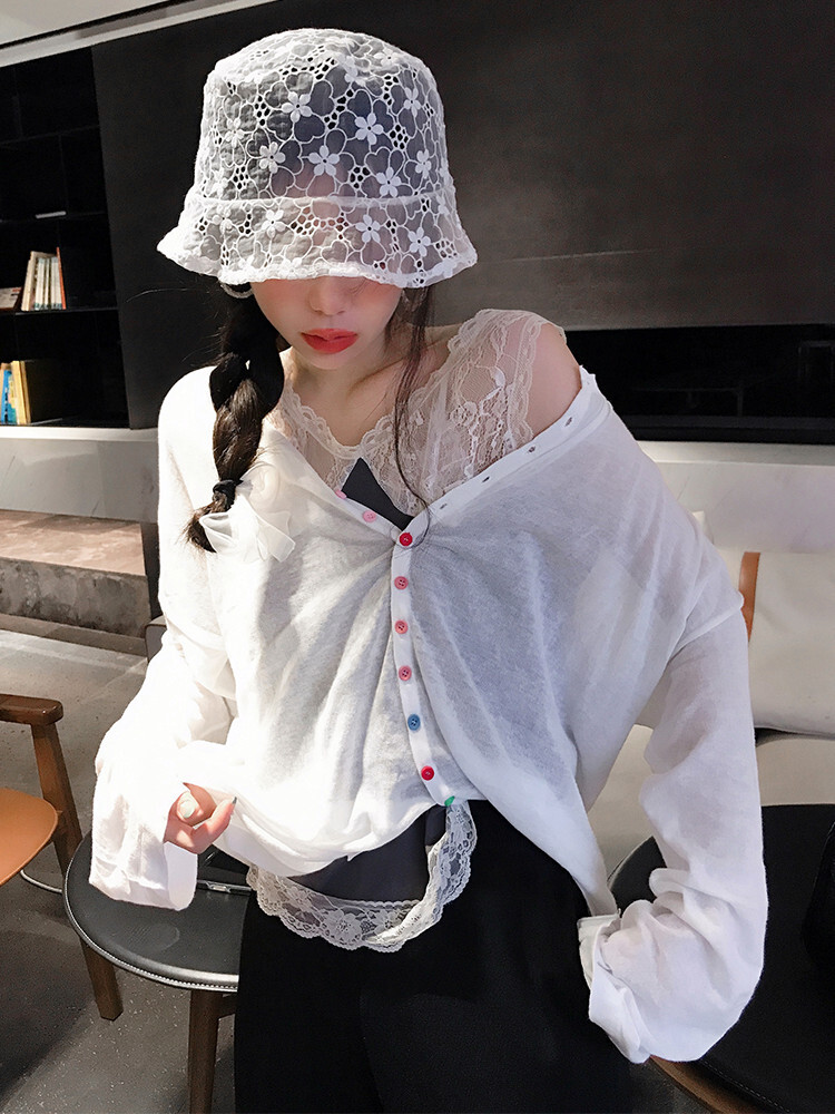 送料無料 韓国 レディース シースルー 花柄 レース バケット ハット 春 夏 おしゃれ ファッション 白 帽子 薄手 通気性抜群 ホワイト Hiro Stylish Shop 送料無料 韓国 レディース シースルー 花柄 レース バケット ハット 春 夏 おしゃれ ファッション 白 帽子 薄手 通気性抜群 ホワイト Hiro Stylish Shop