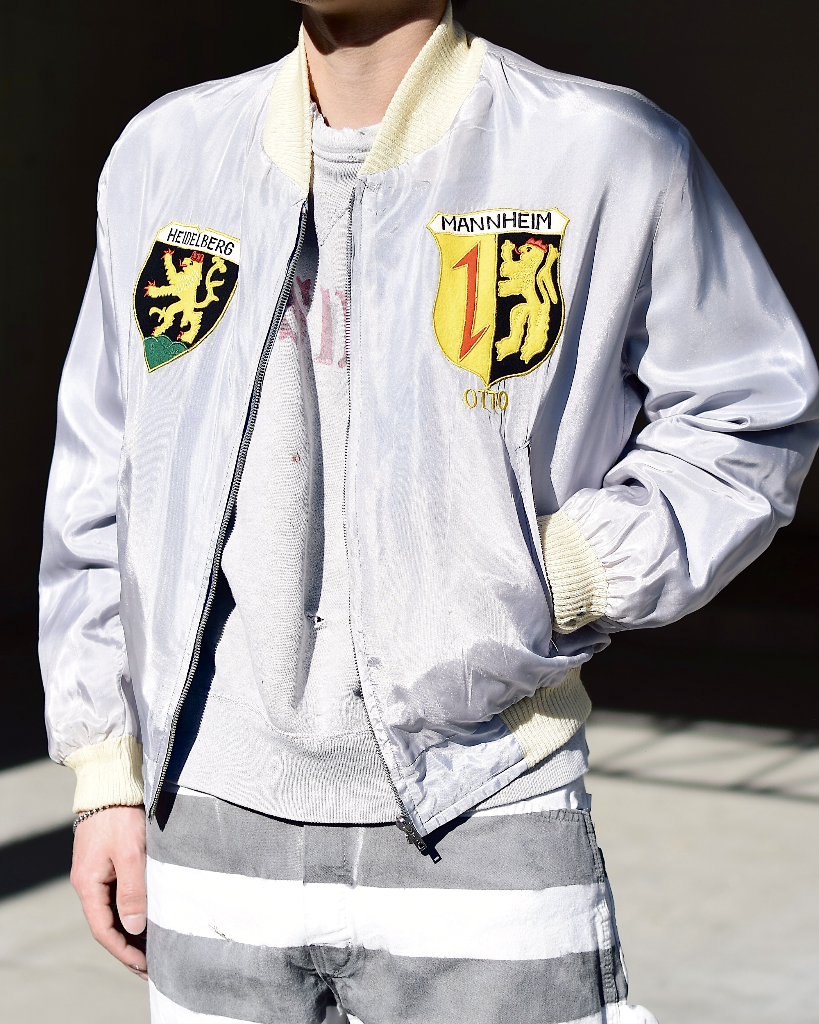 Vintage 50's "MANNHEIM GERMANY" Souvenir Jacket の画像 3