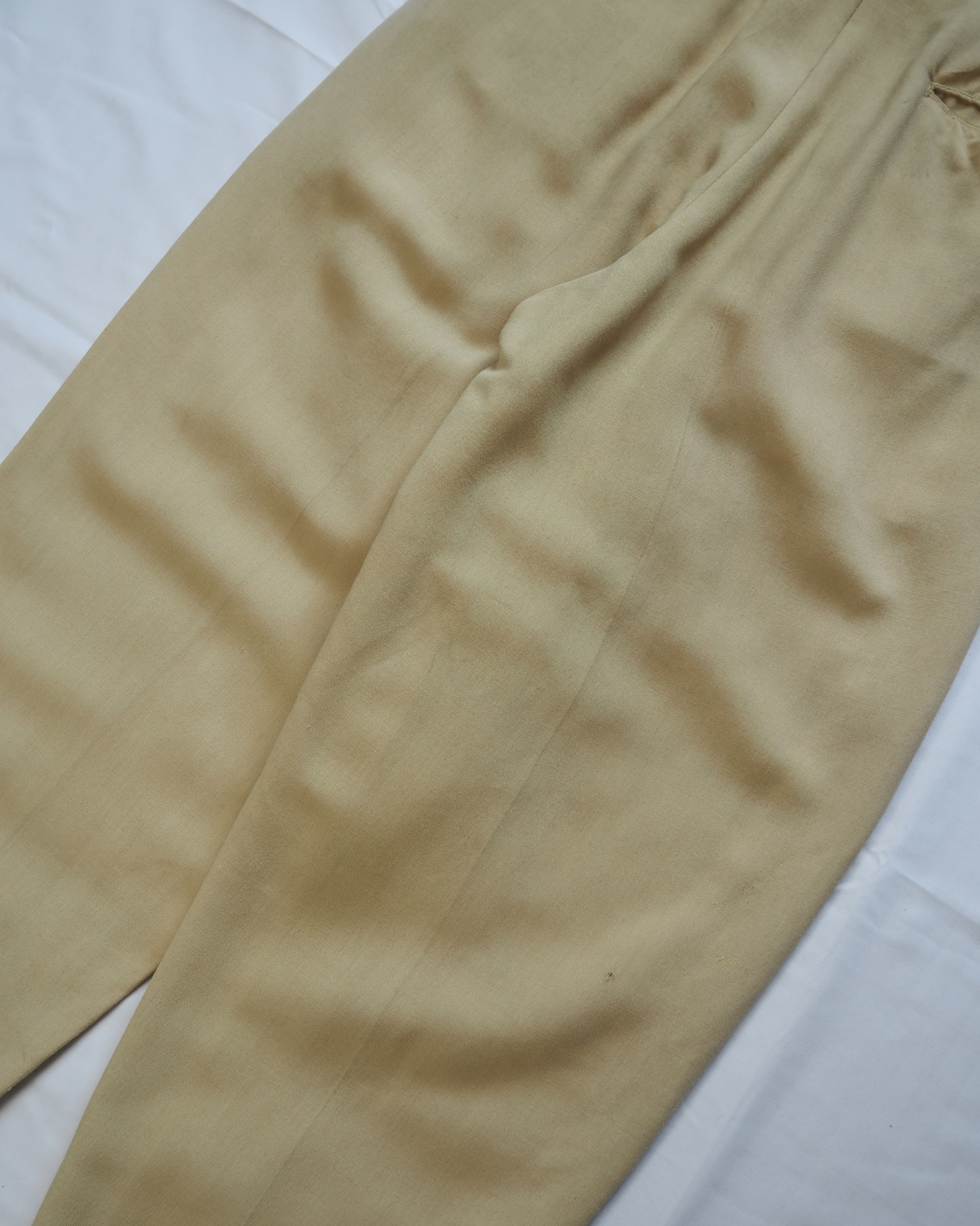 【VCM入荷】50’s ウールスラックス イエロー の画像 17