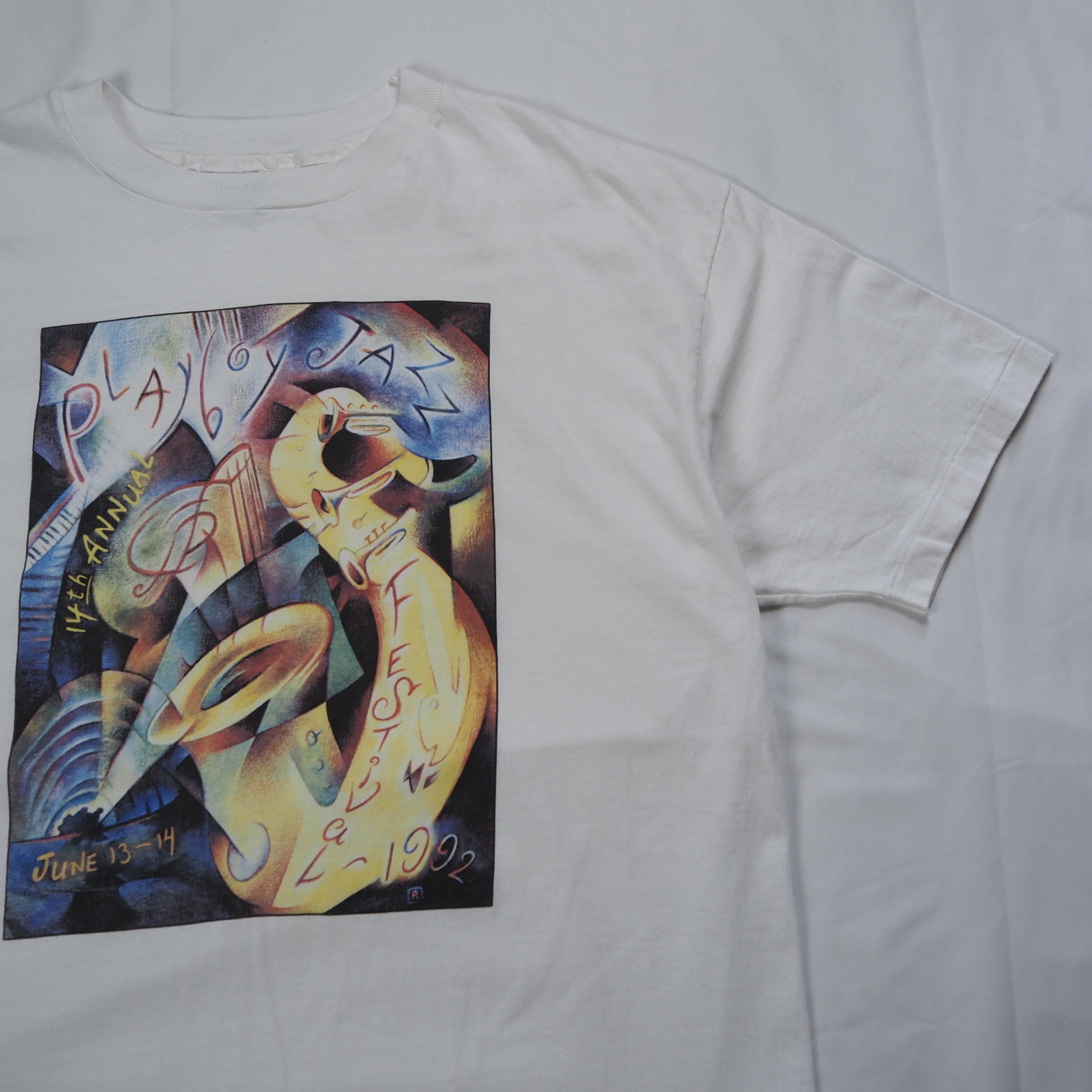 90’s PLAYBOY ジャズフェスティバル Tシャツ XL の画像 7