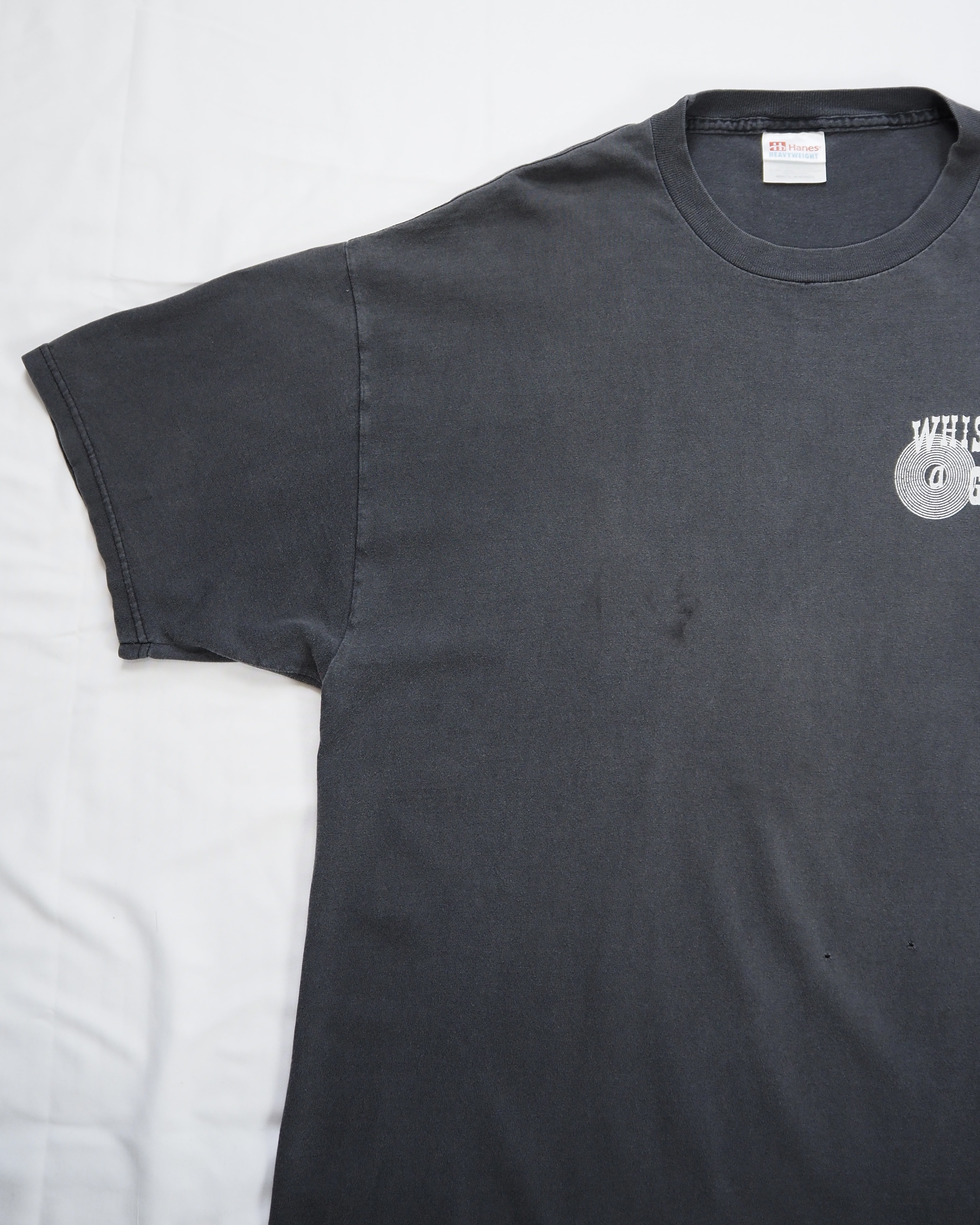 90’s-00’s Whisy a go go Tシャツ ブラックフェード XL の画像 13