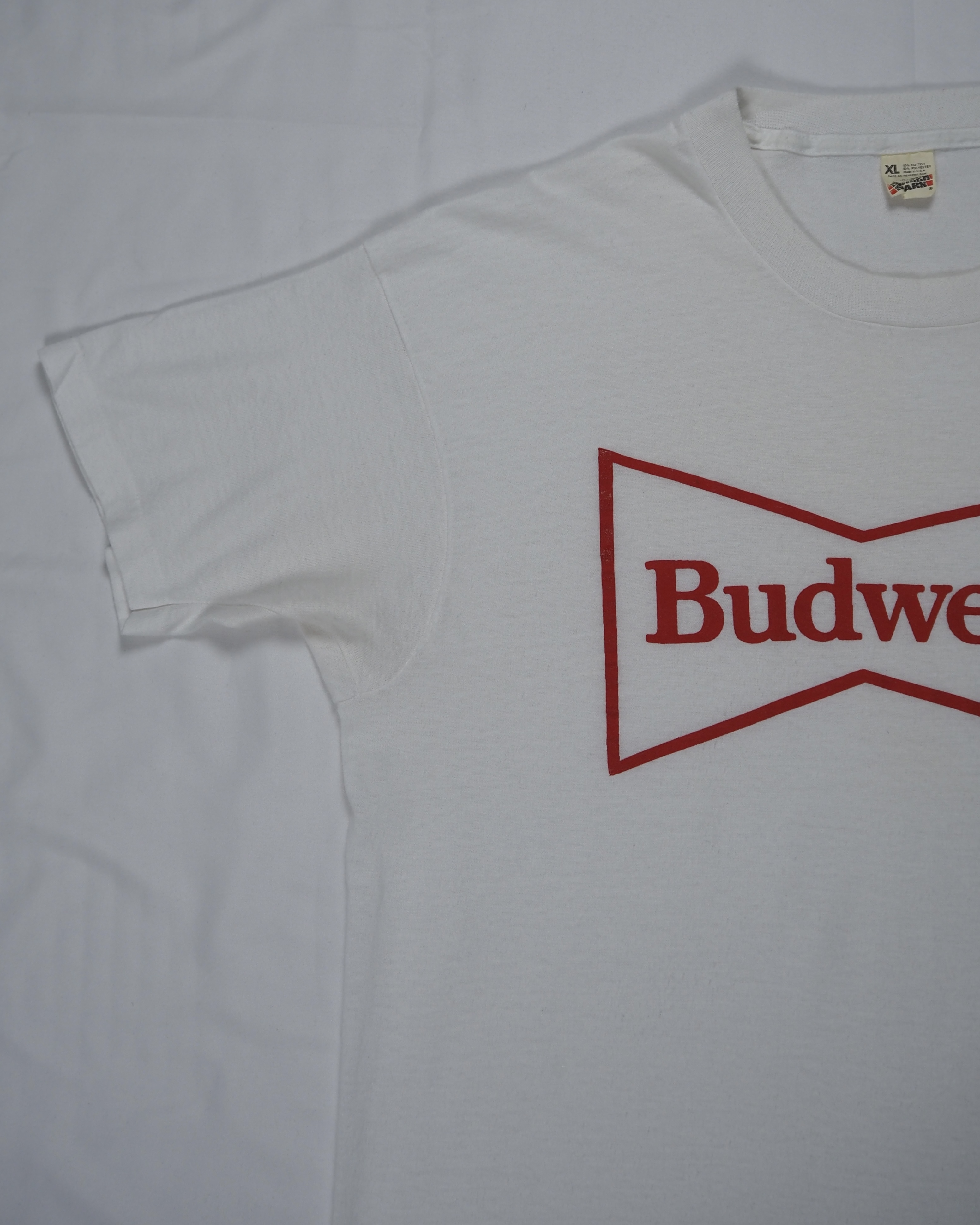 【VCM入荷】80’s スクリーンスターズ Budweiser ロゴTシャツ XLサイズ の画像 3
