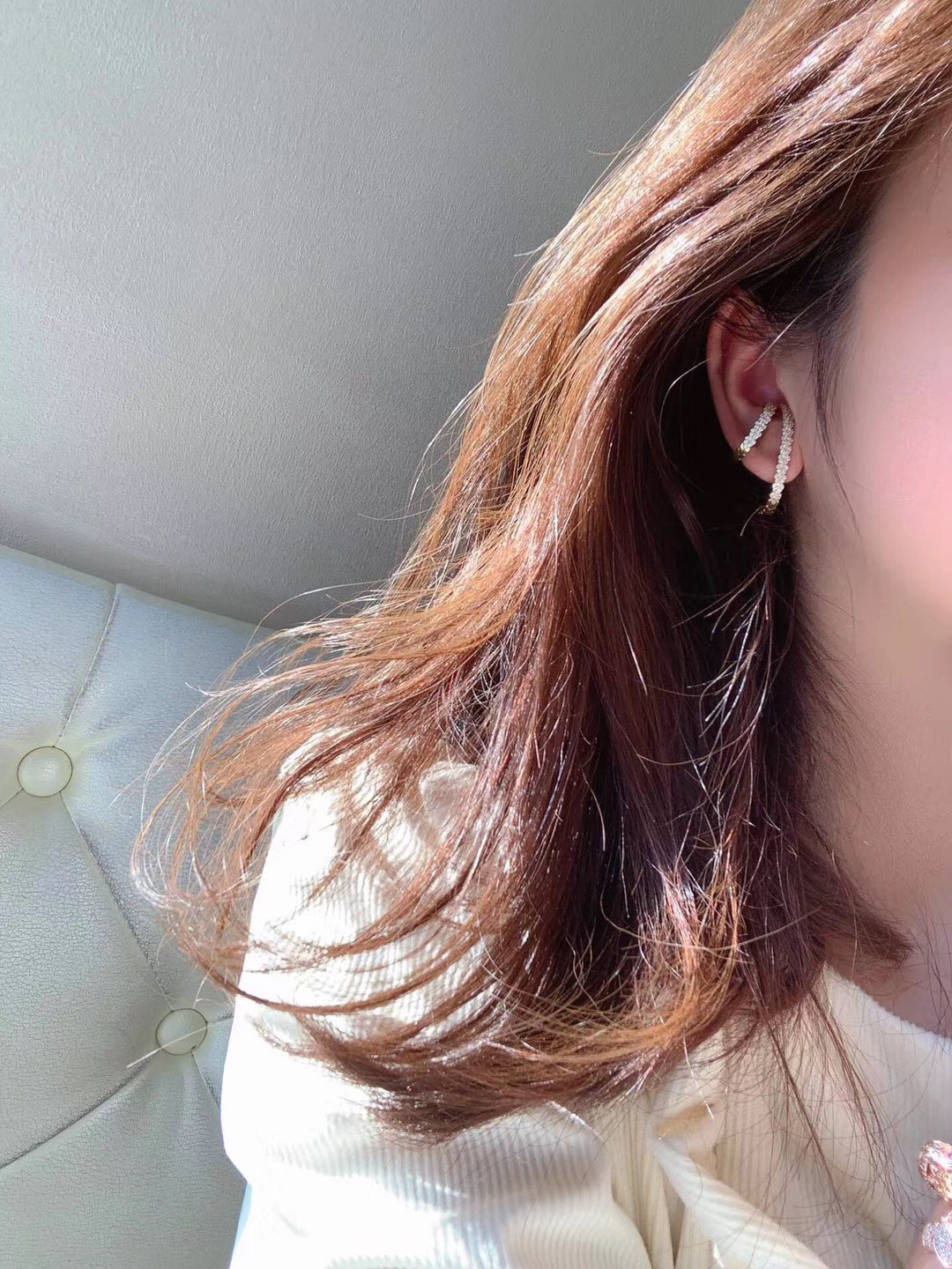 ピアス アシンメトリーパールシルバーイヤリング 真珠 指輪 銀 アクセサリー Lur インポートアクセサリーショップ Pinnacle Co ピナクル