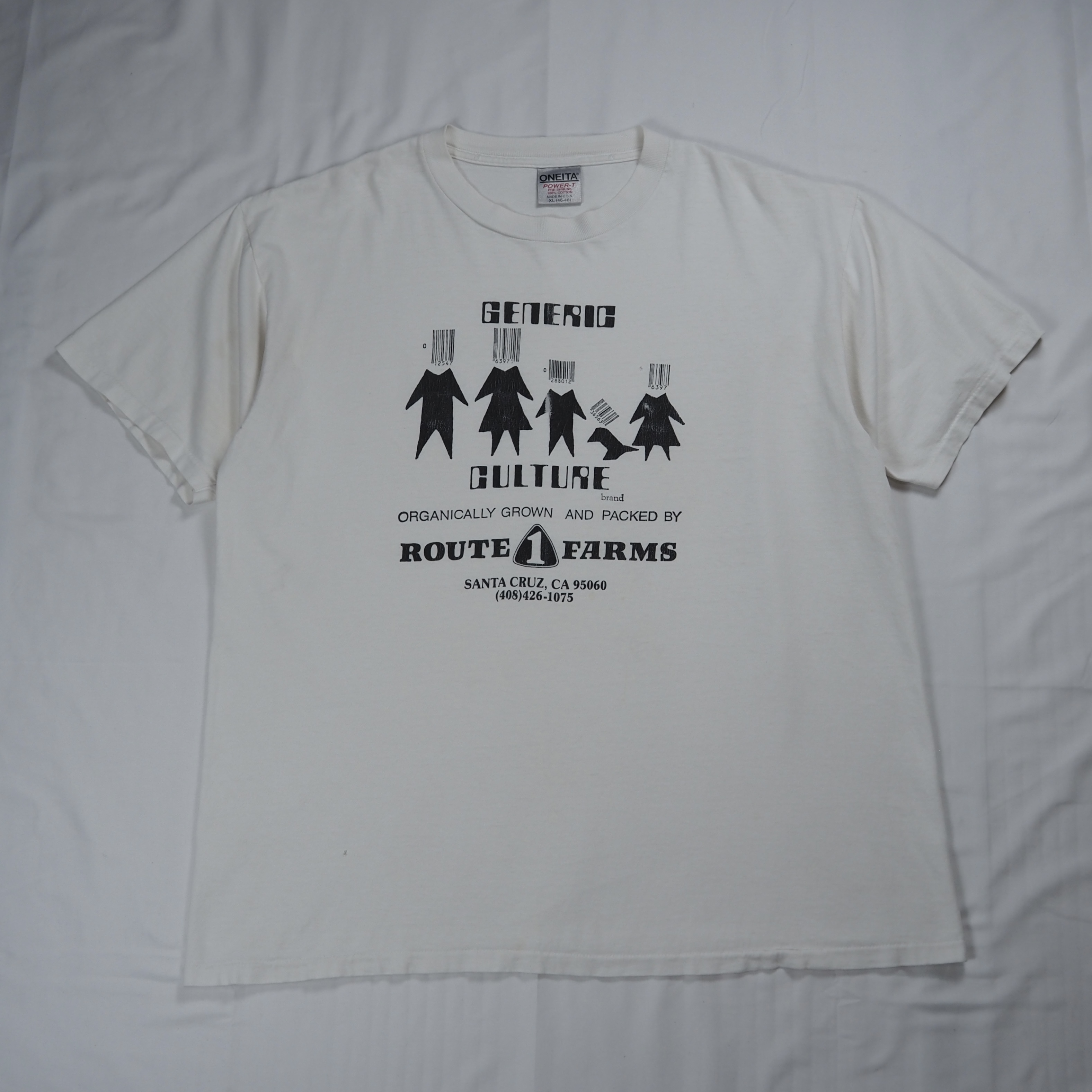 90’s ONEITA バーコードファミリー Tシャツ XL