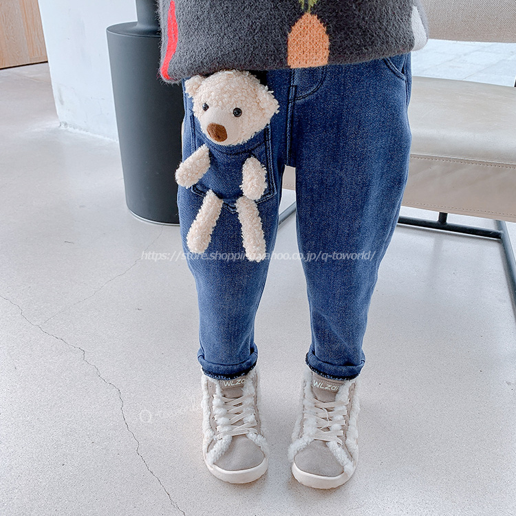 90 130 パンツ ボトムス ポケットくま 全2色 カジュアル 韓国子供服 子供服 男の子 女の子 キッズ Q Toworld キュートワールド 子供服 メール便は何点でも送料の合計は280円 90 130 パンツ ボトムス ポケットくま 全2色 カジュアル 韓国子供服 子供服 男の子 女の子 キッズ Q Toworld キュートワールド 子供服 メール便は何点でも送料の合計は280円
