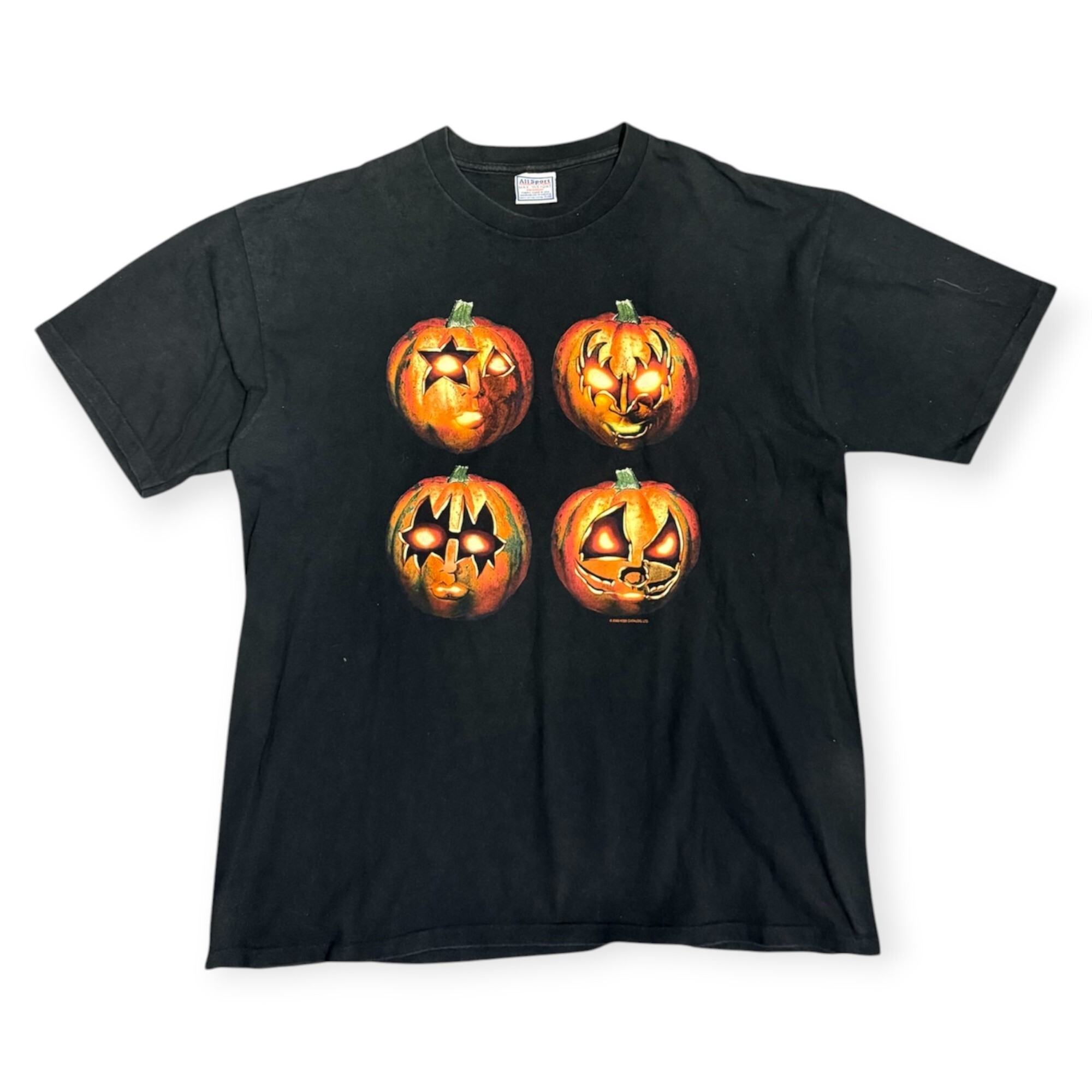 【KISS】キッス ハロウィン パンプキンズ 2000年ツアーTシャツ（ブラック） XL