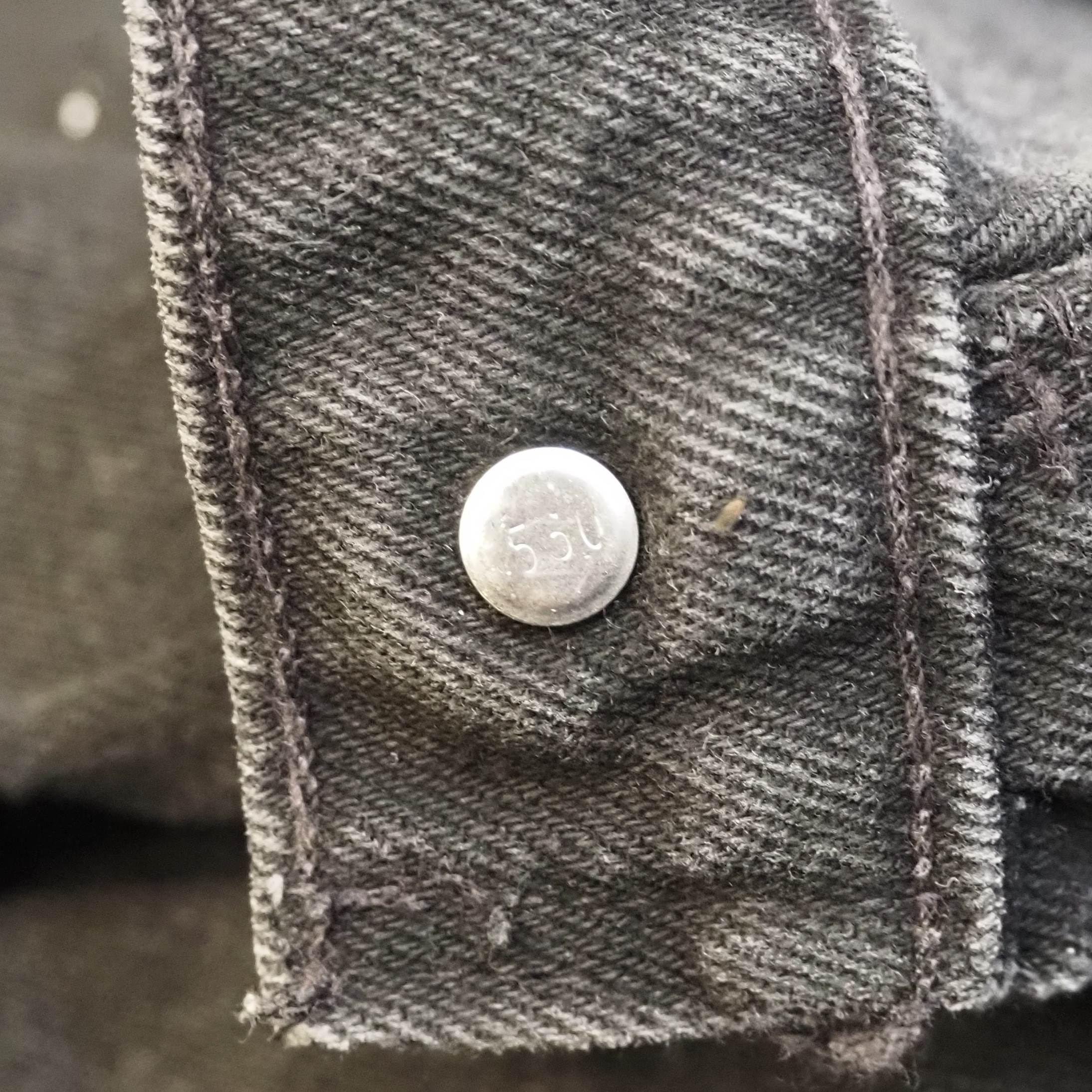 90’s Levi’s 505 US製 Black Denim “36×30" の画像 6