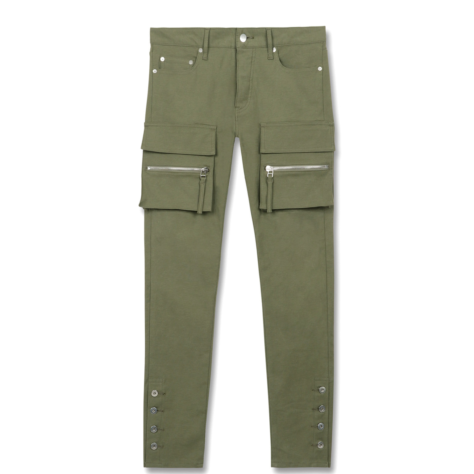 olive skinny cargo pants
