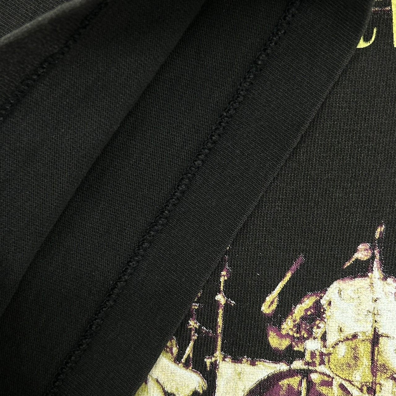 NIRVANA 1996 Vintage Live Photo T-Shirt Black XL の画像 9