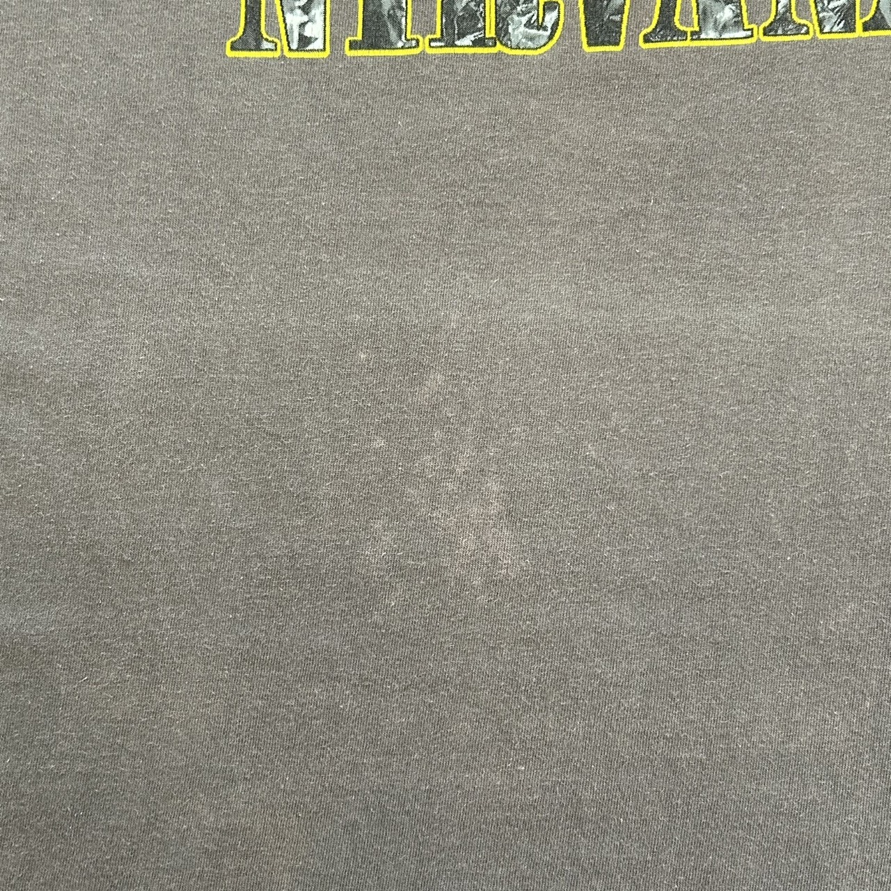 90s Nirvana ニルヴァーナ フォトロゴ Tシャツ 1997 Copyright Y2K グランジ フェード L の画像 13