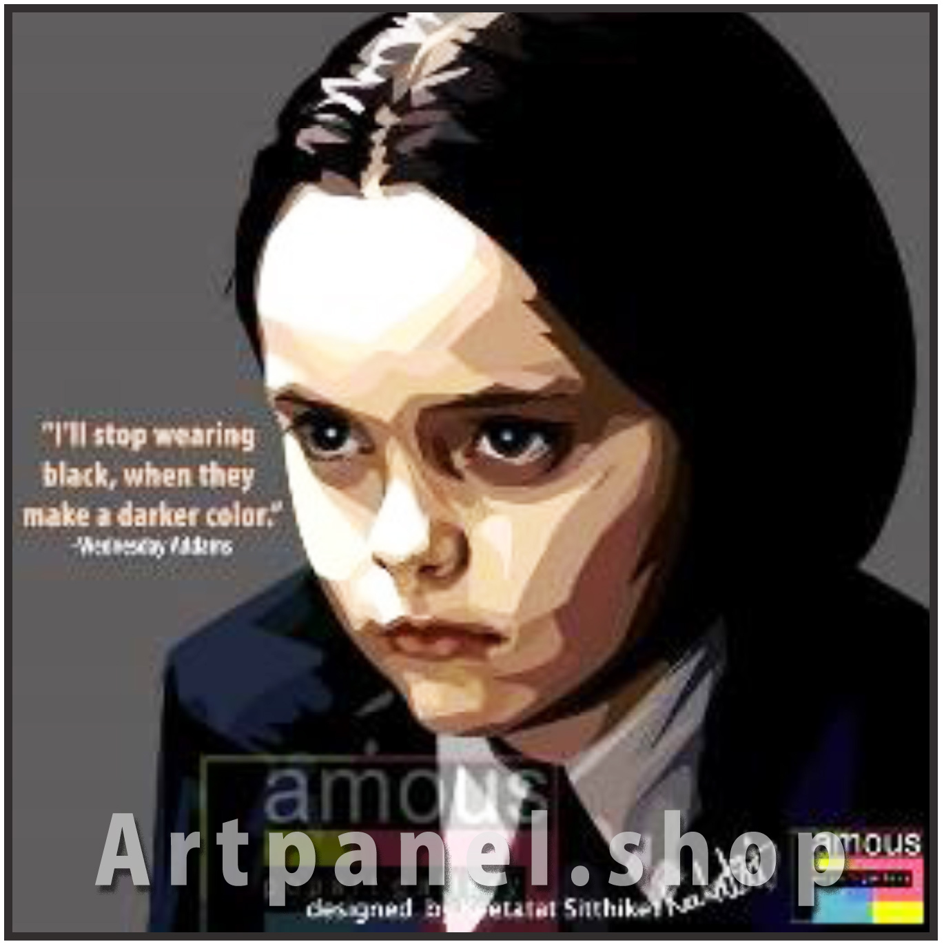 ウェンズデー アダムス Wednesday Adams Sサイズ26cm Mv 0236 Artpanel Shop ポップアートパネル公式通販サイト アートパネルドットショップ ウェンズデー アダムス Wednesday Adams Sサイズ26cm Mv 0236 Artpanel Shop ポップアートパネル公式通販サイト アートパネルドットショップ