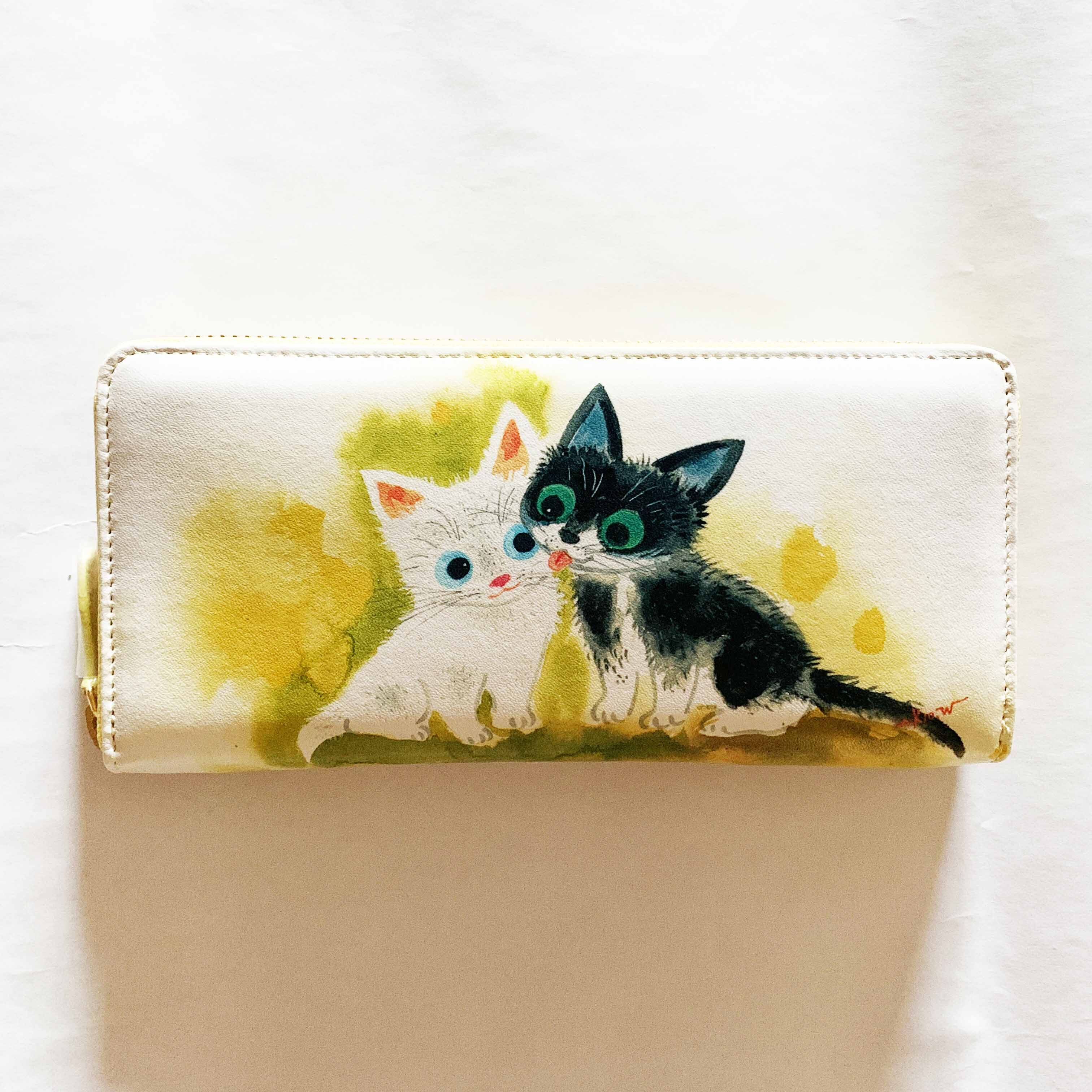 猫の絵の財布 大 長財布タイプ 2 渡辺あきお Online Store