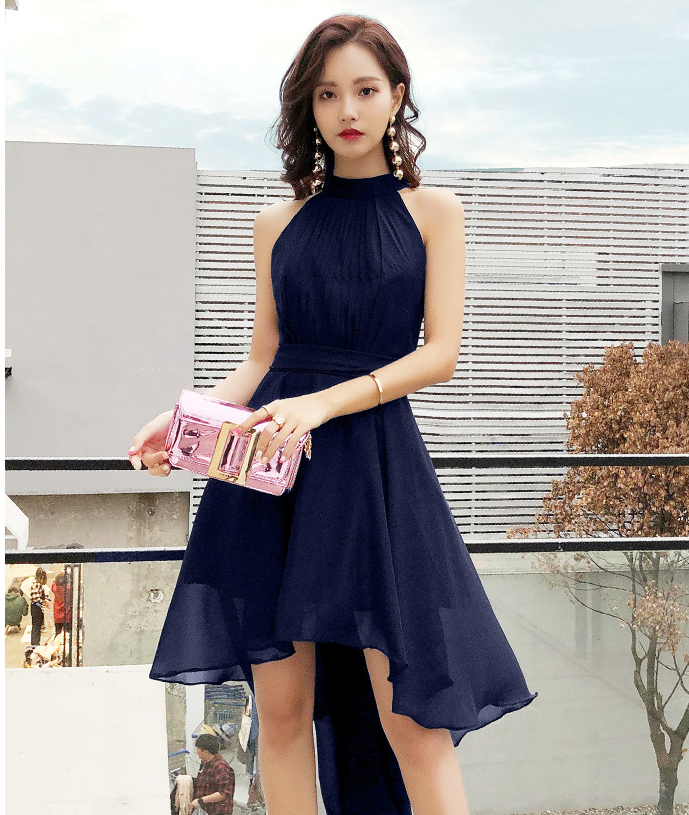 ホルターネック フィッシュテール 3カラー ブラック ブルー グリーン 韓国 ワンピース オルチャン ワンピース ワンピース レディース きれいめ 大人 パーティー 代 30代 40代 C098 Ayaland Dress 韓国 オルチャン ドレスショップ